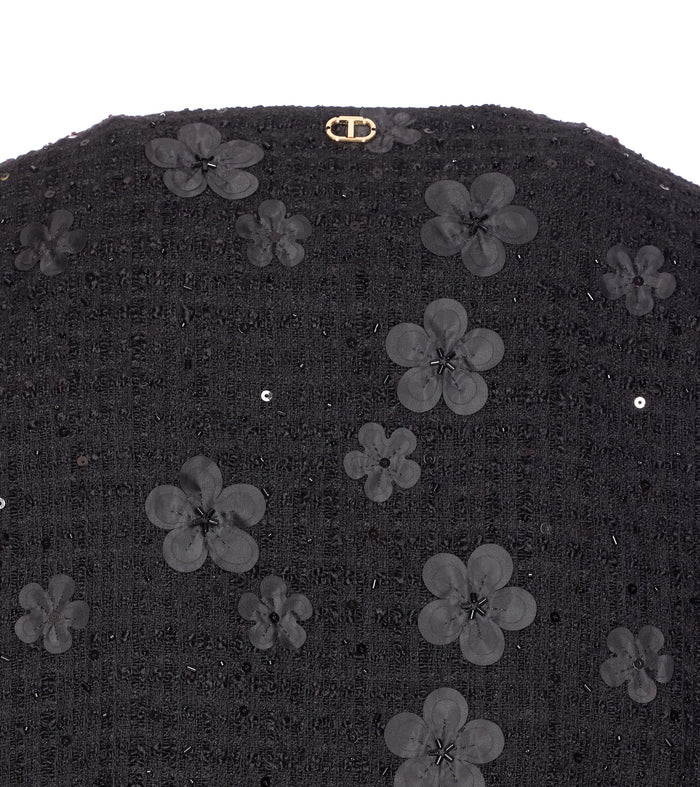 Twin-Set Coats Black Polyester