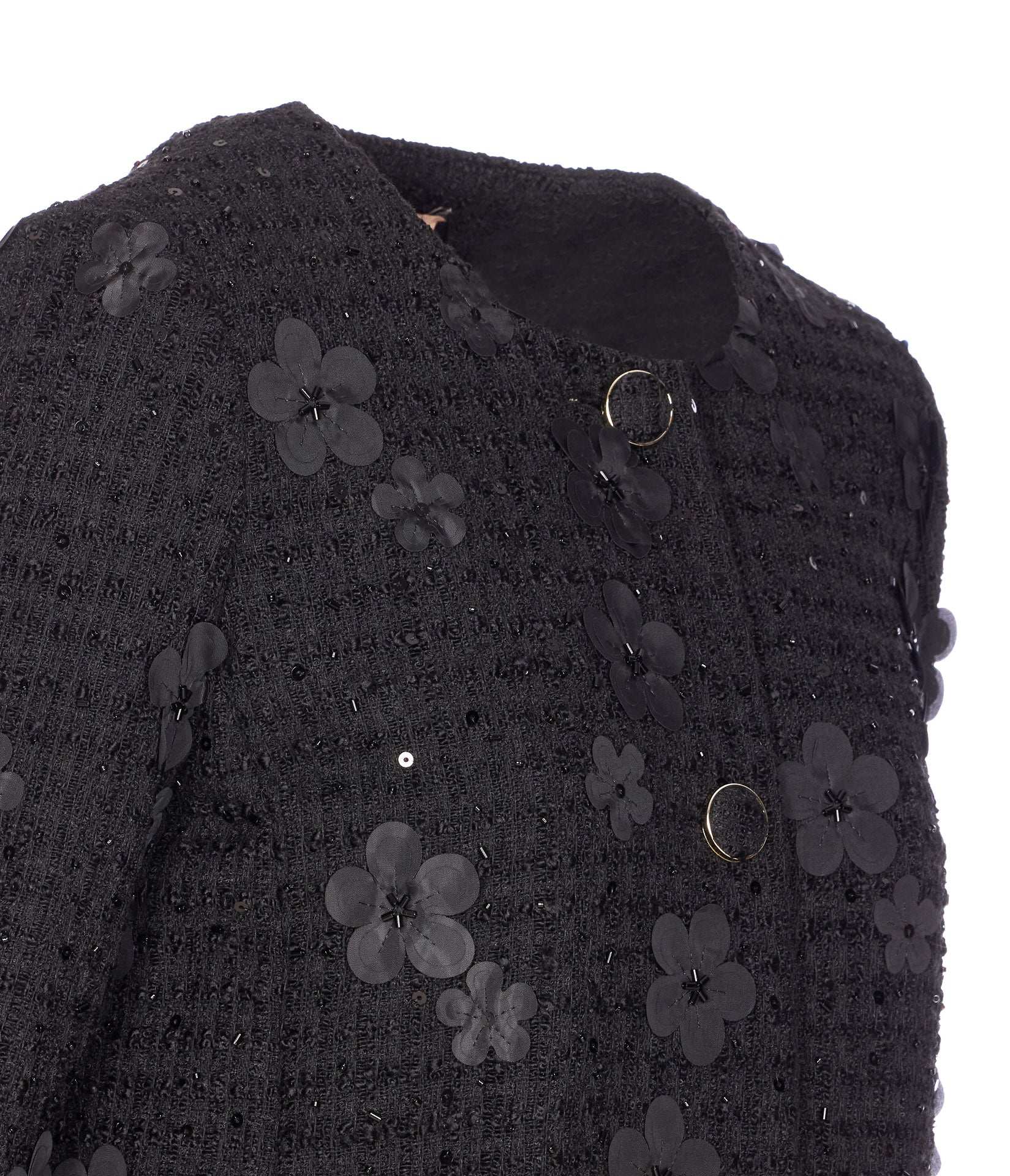 Twin-Set Coats Black Polyester