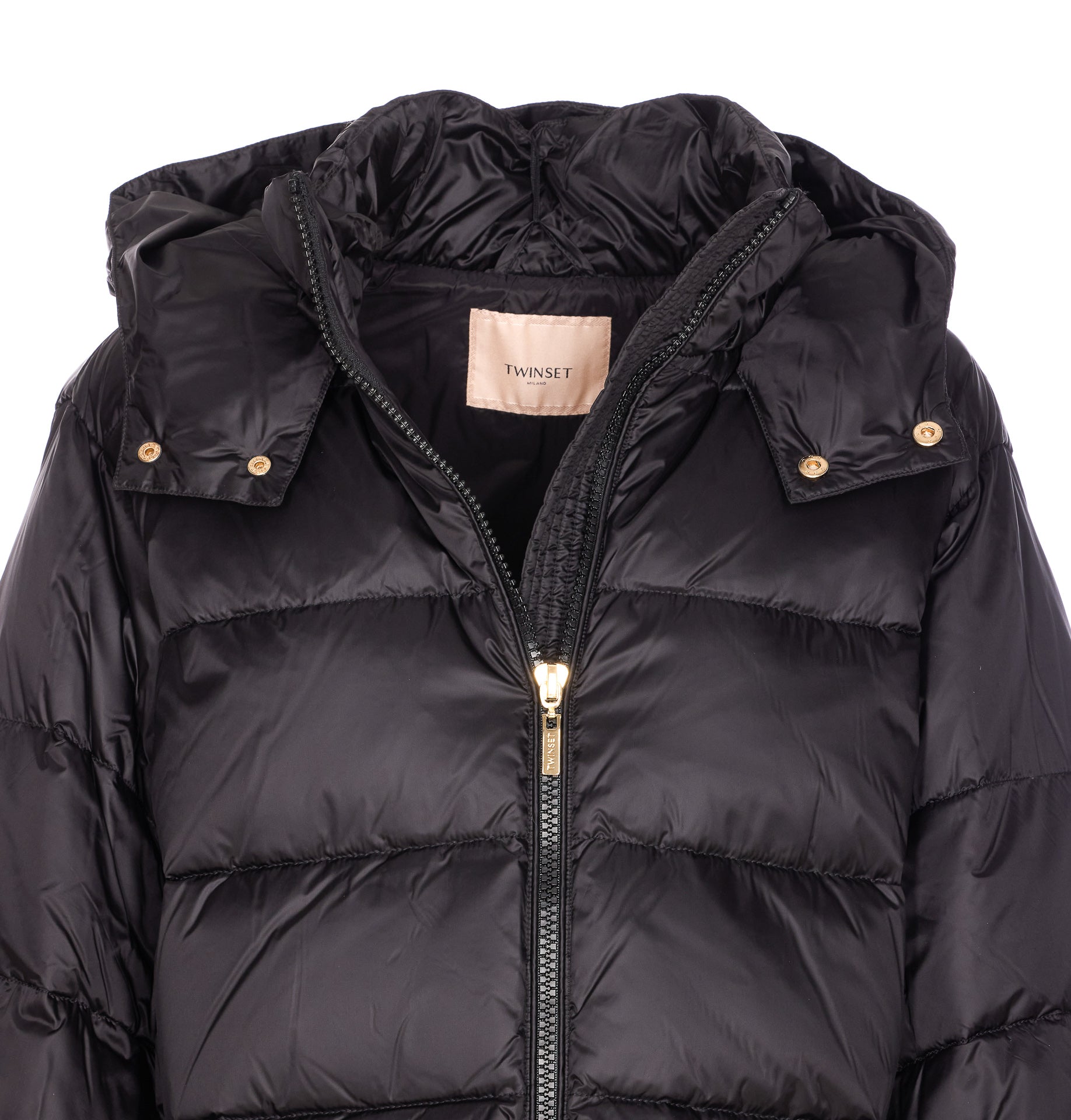 Twin-Set Coats Black Polyamide