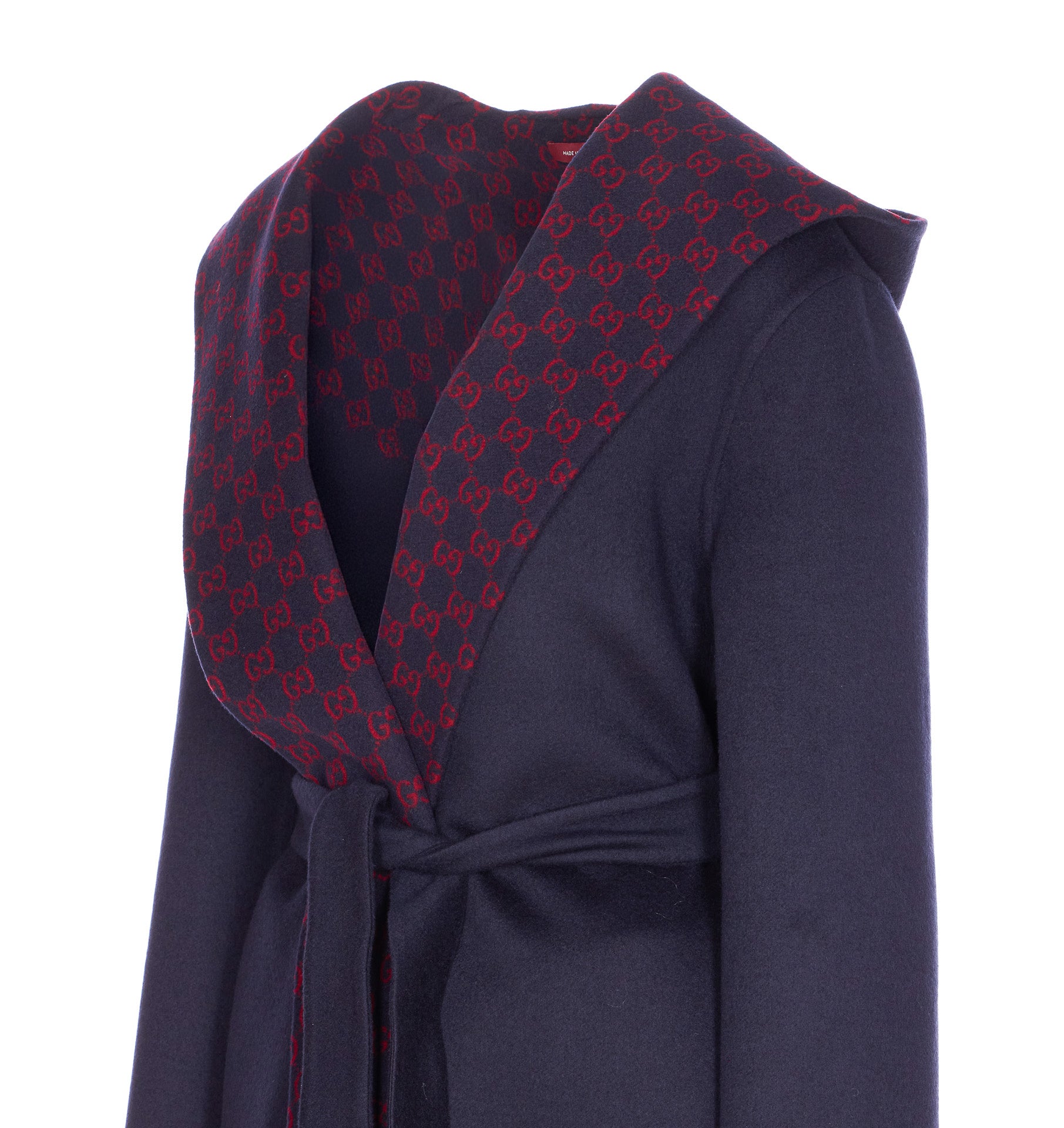 Gucci Coats Blue Wool