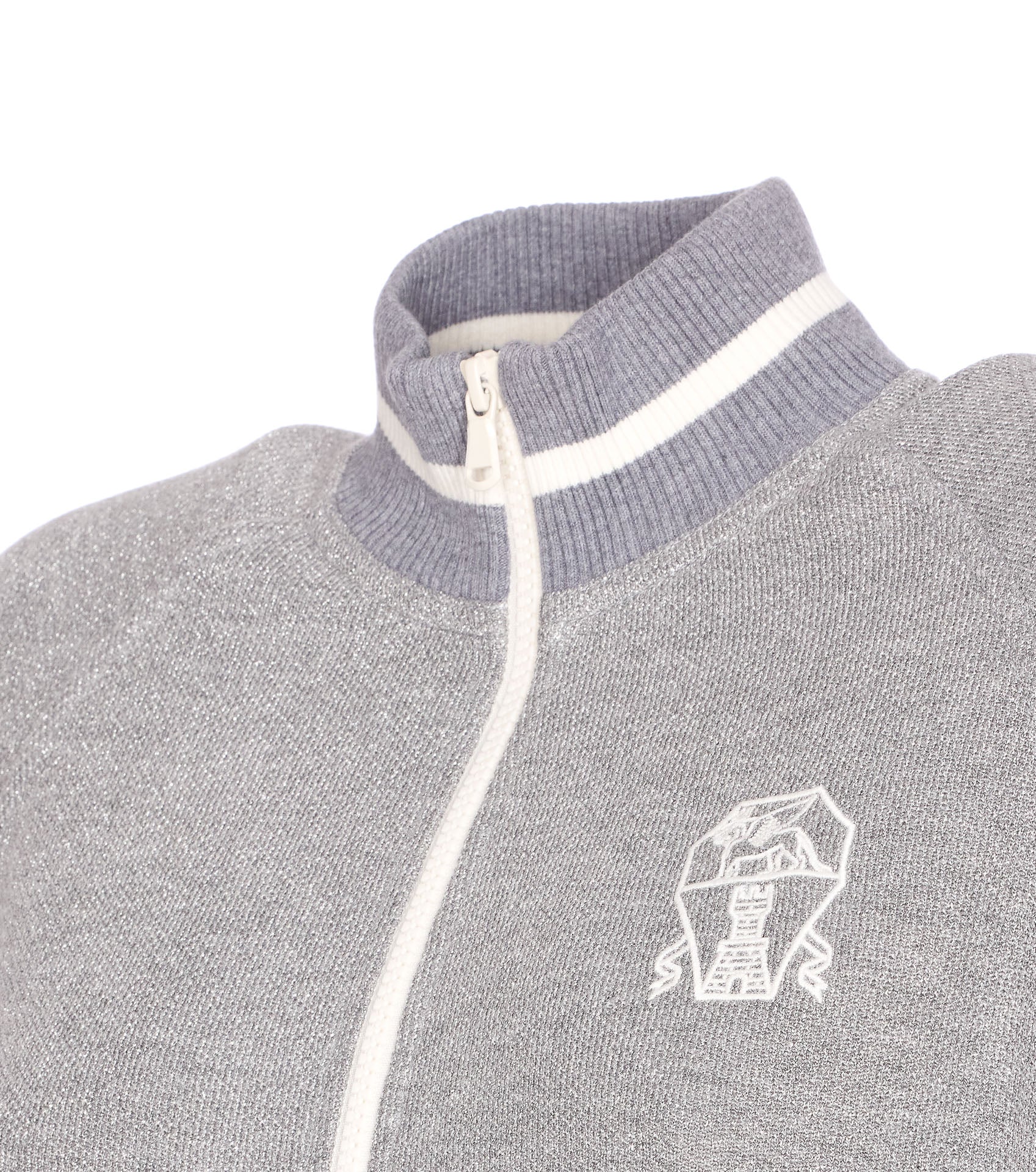Brunello Cucinelli Sweaters Silver Viscose