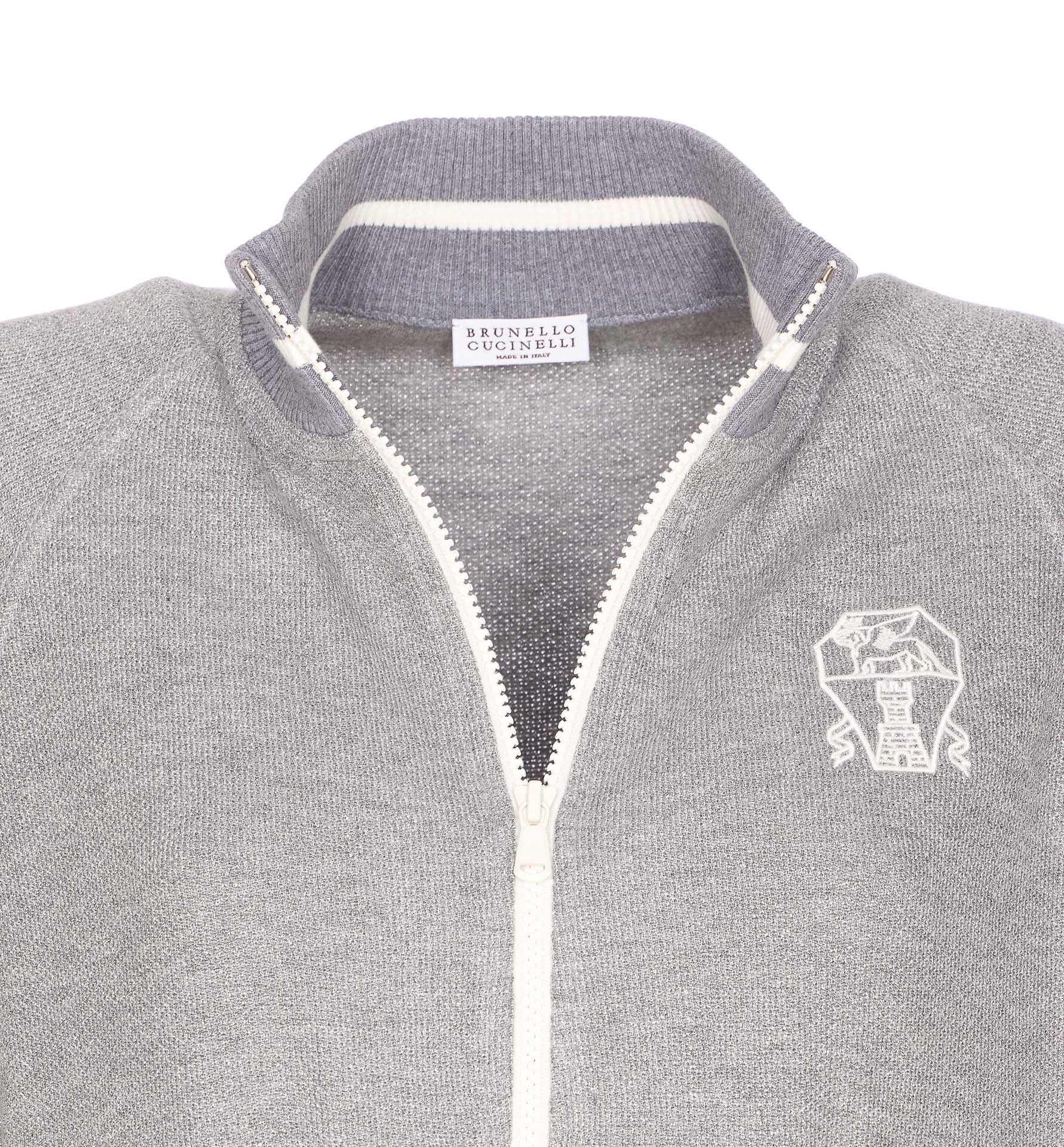 Brunello Cucinelli Sweaters Silver Viscose