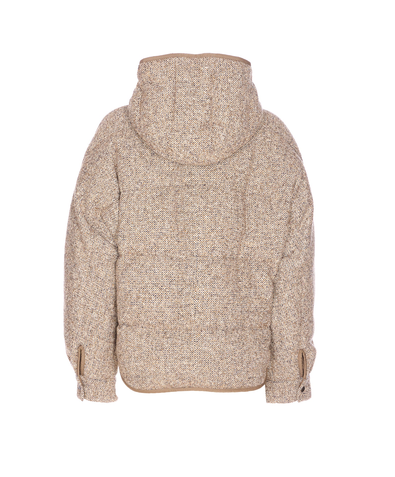 Brunello Cucinelli Coats Beige Virgin Wool