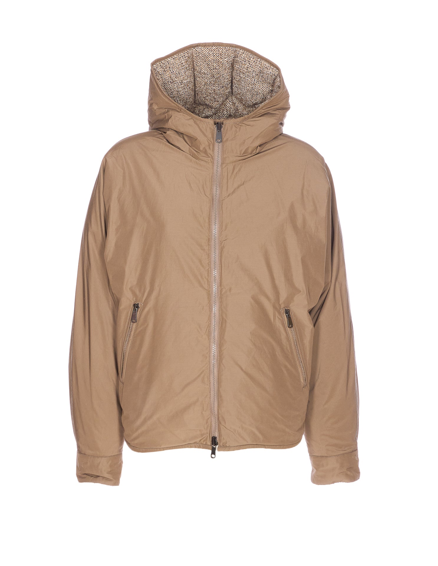 Brunello Cucinelli Coats Beige Virgin Wool