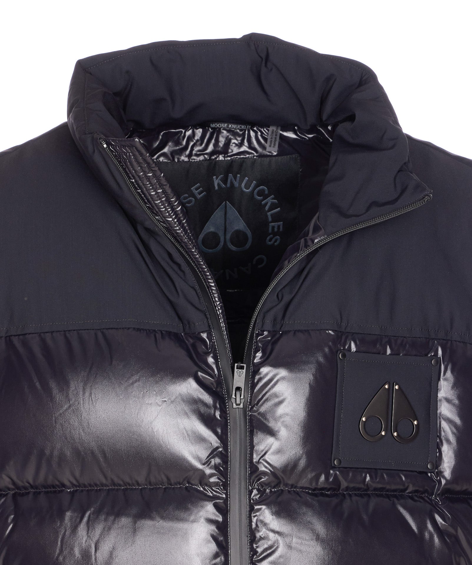 Moose Knuckles Jackets Black Nylon