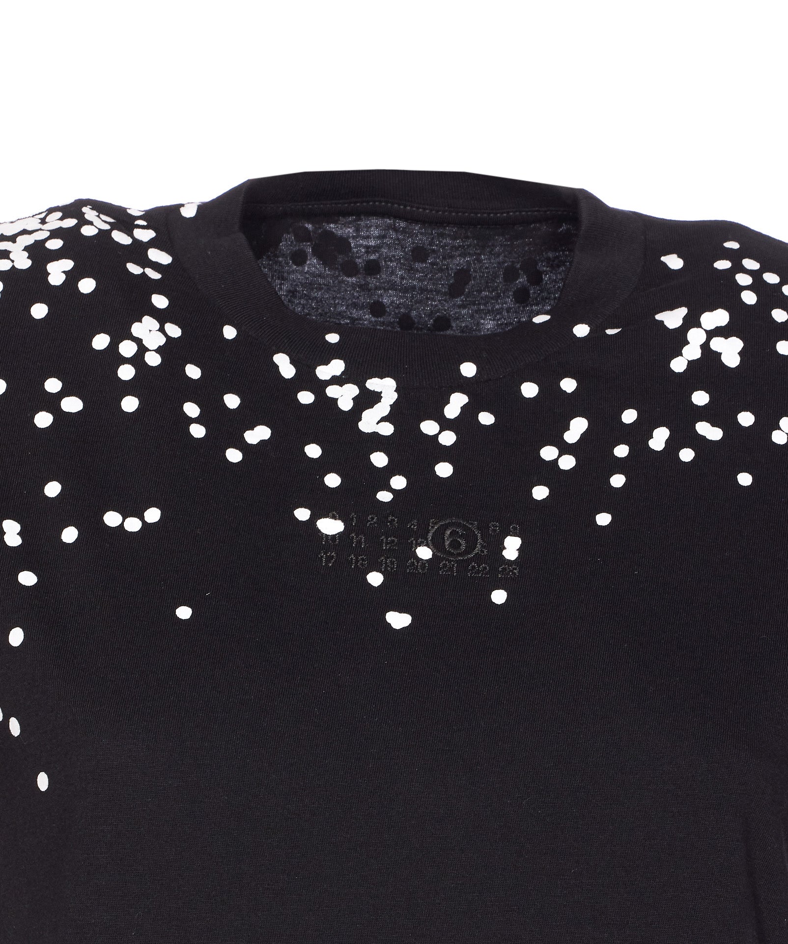 MM6 Maison Margiela T-shirts and Polos Black Cotton