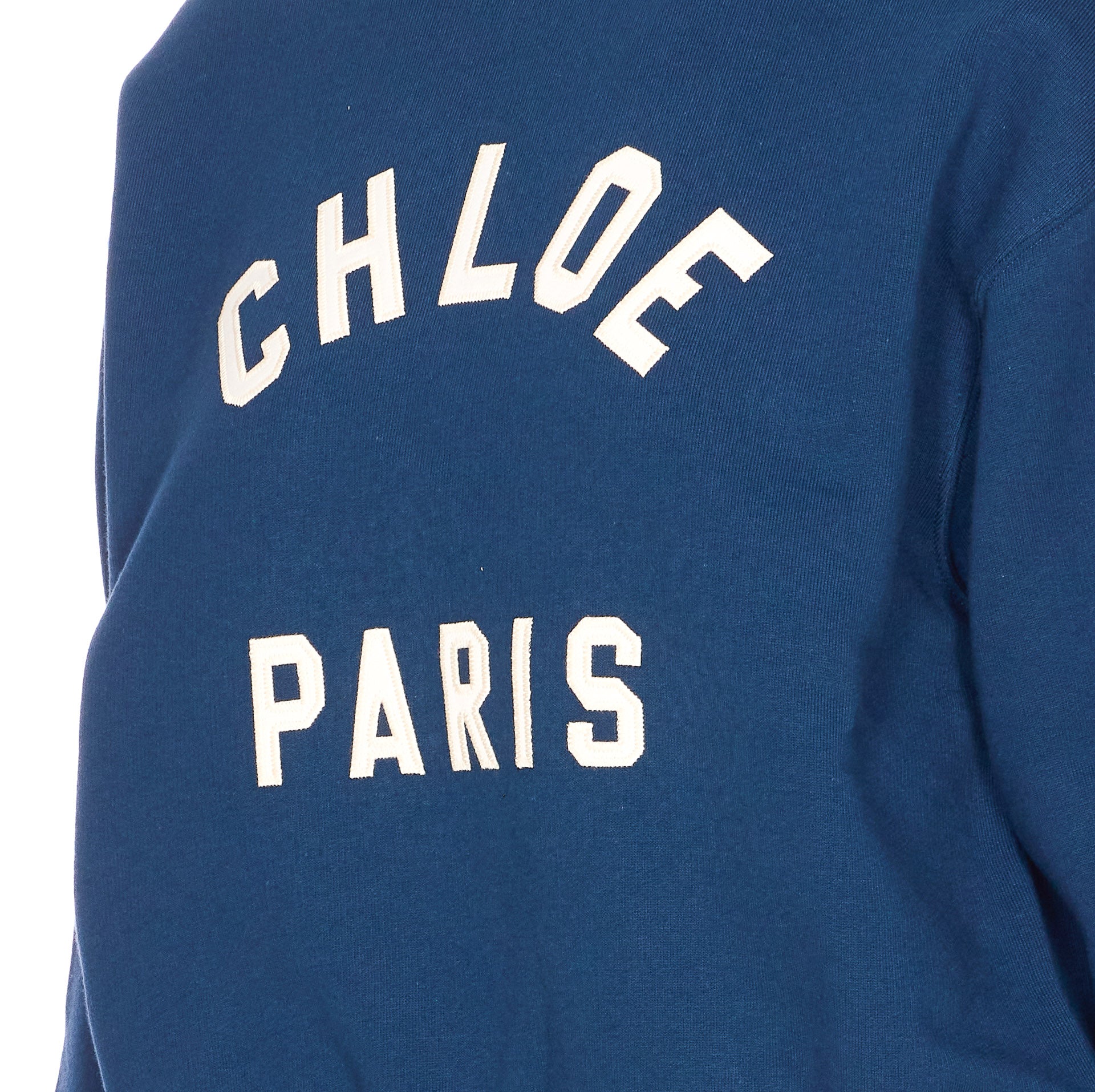 Chloè Sweaters Blue Cotton