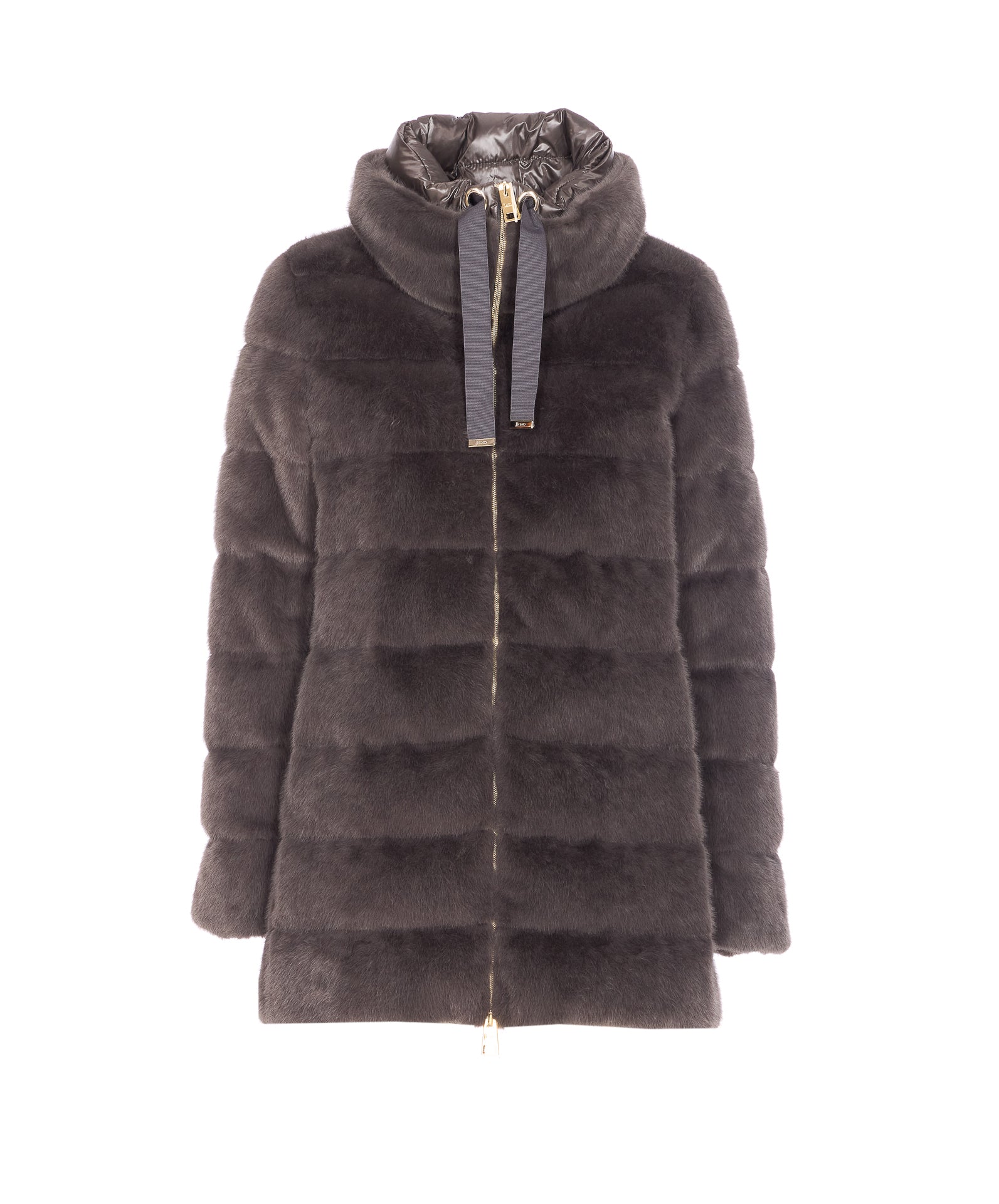 Herno Coats Grey Polyester