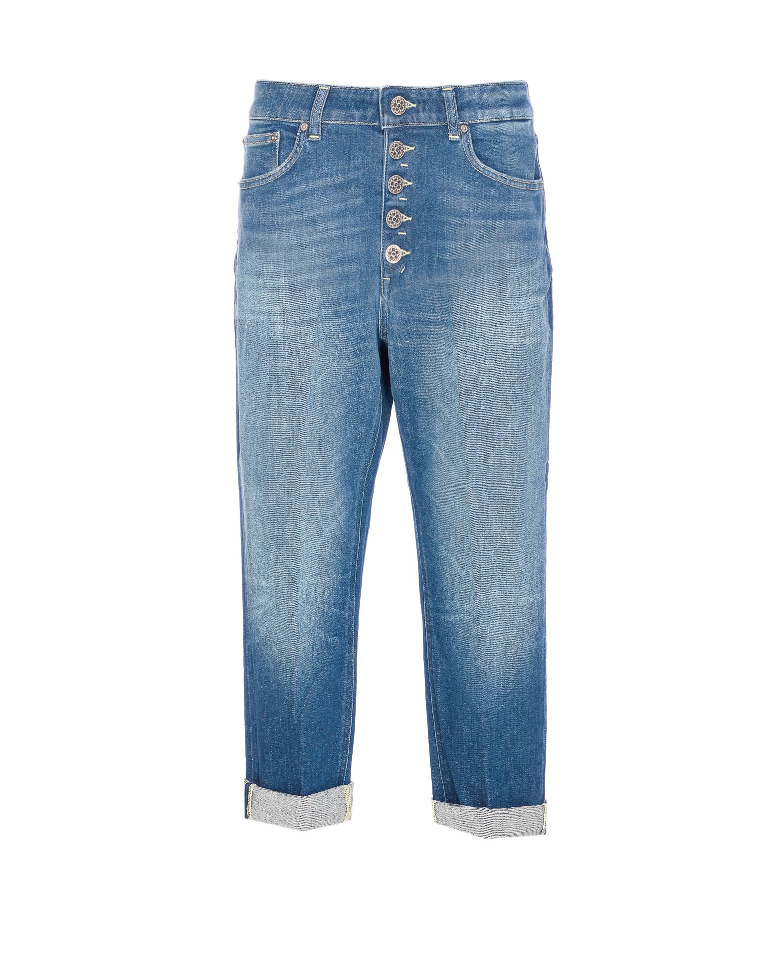 Dondup Jeans Blue Cotton