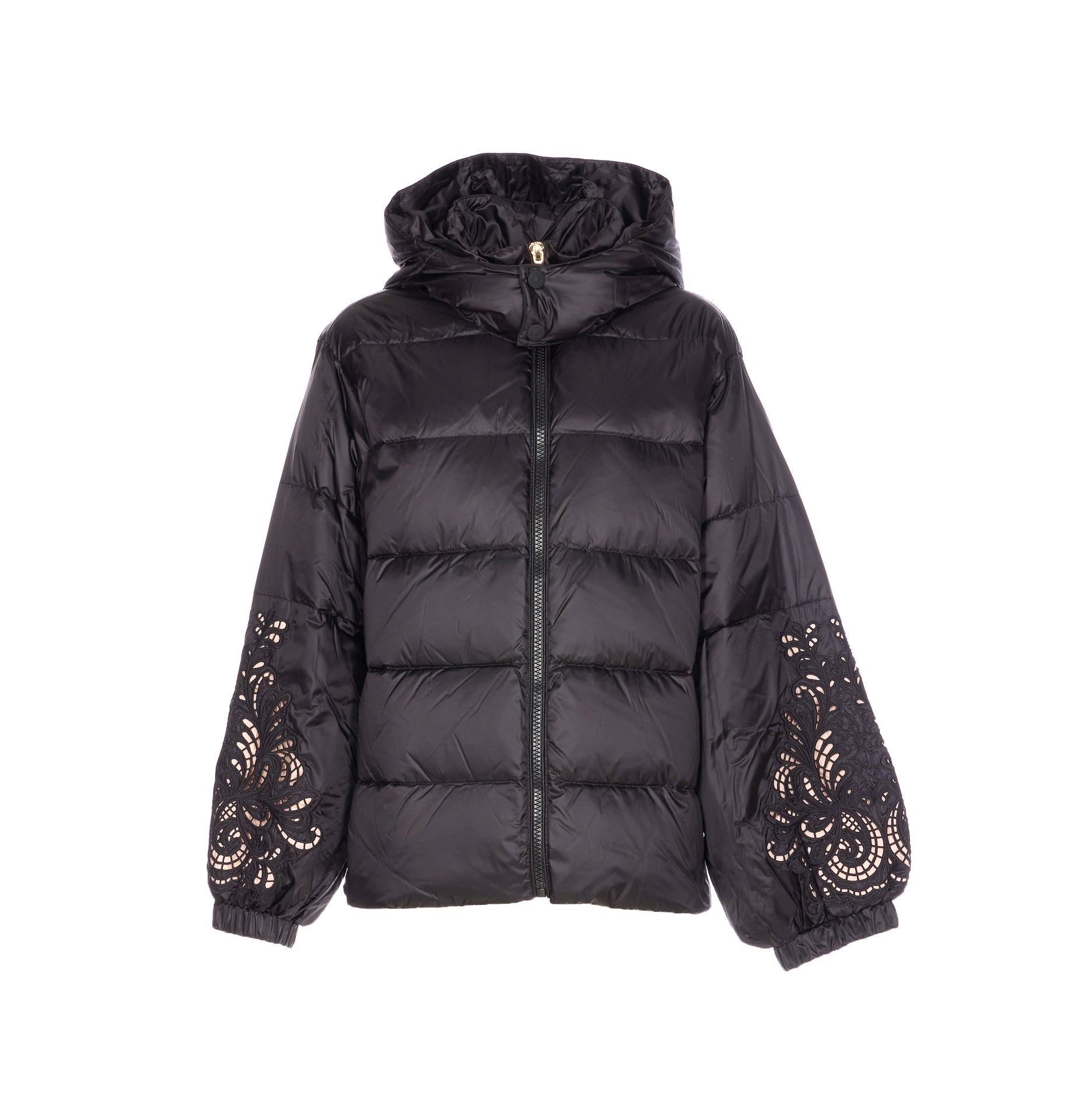 Twin-Set Coats Black Polyamide