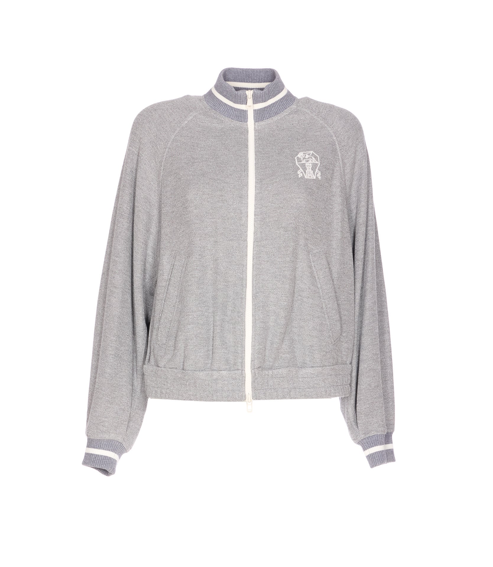 Brunello Cucinelli Sweaters Silver Viscose