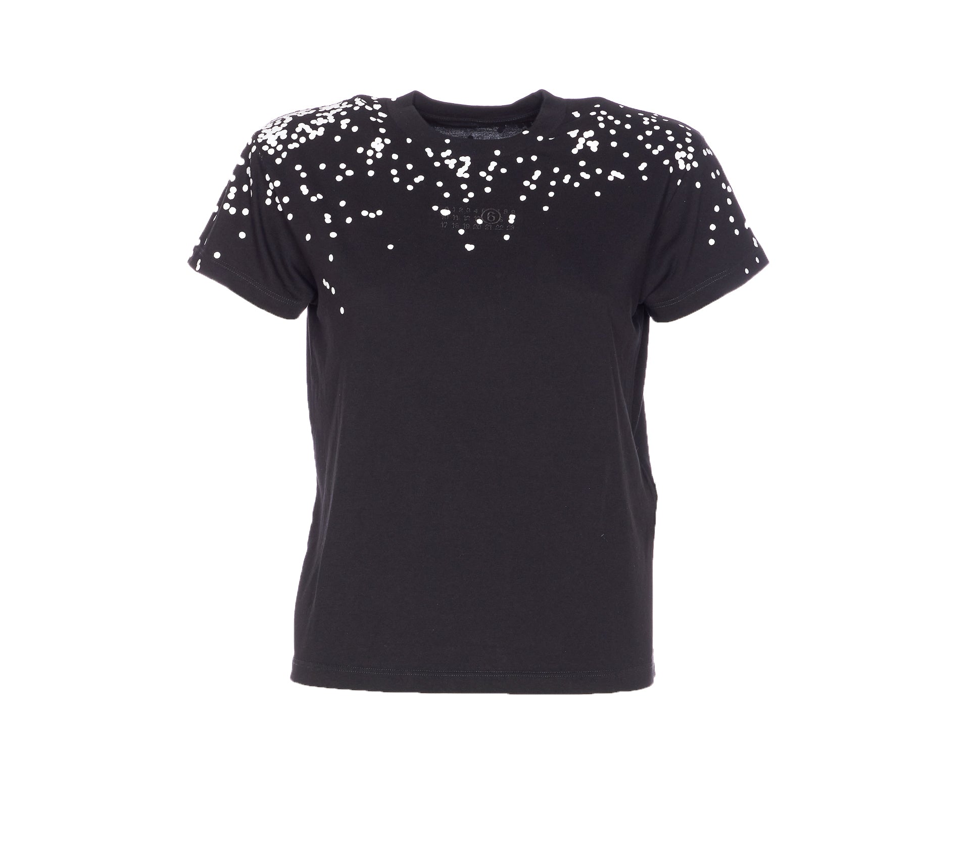 MM6 Maison Margiela T-shirts and Polos Black Cotton