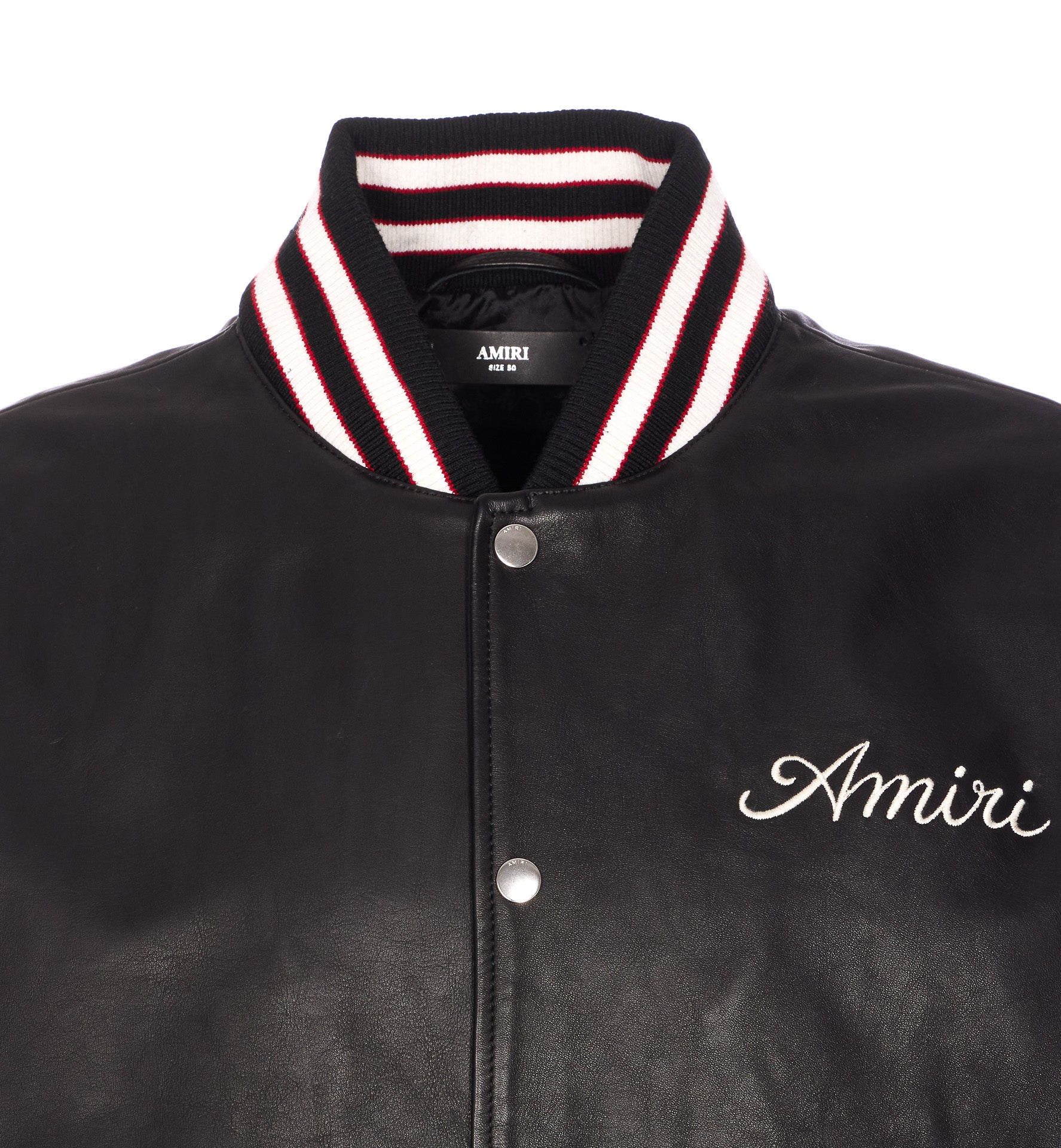 Amiri Jackets Blue Leather