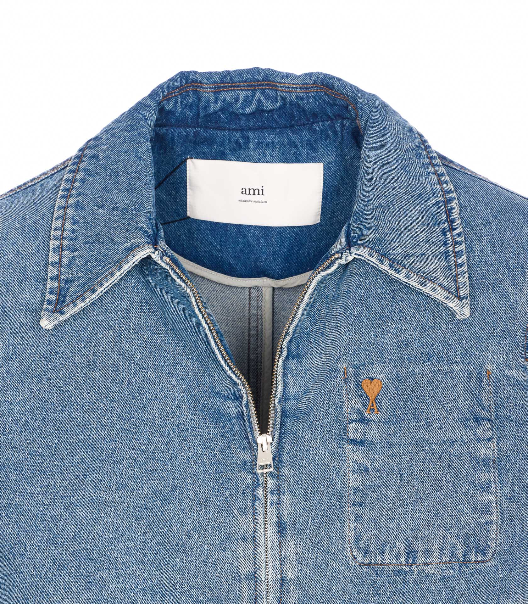 Ami Alexandre Matiussi Jackets Blue Cotton