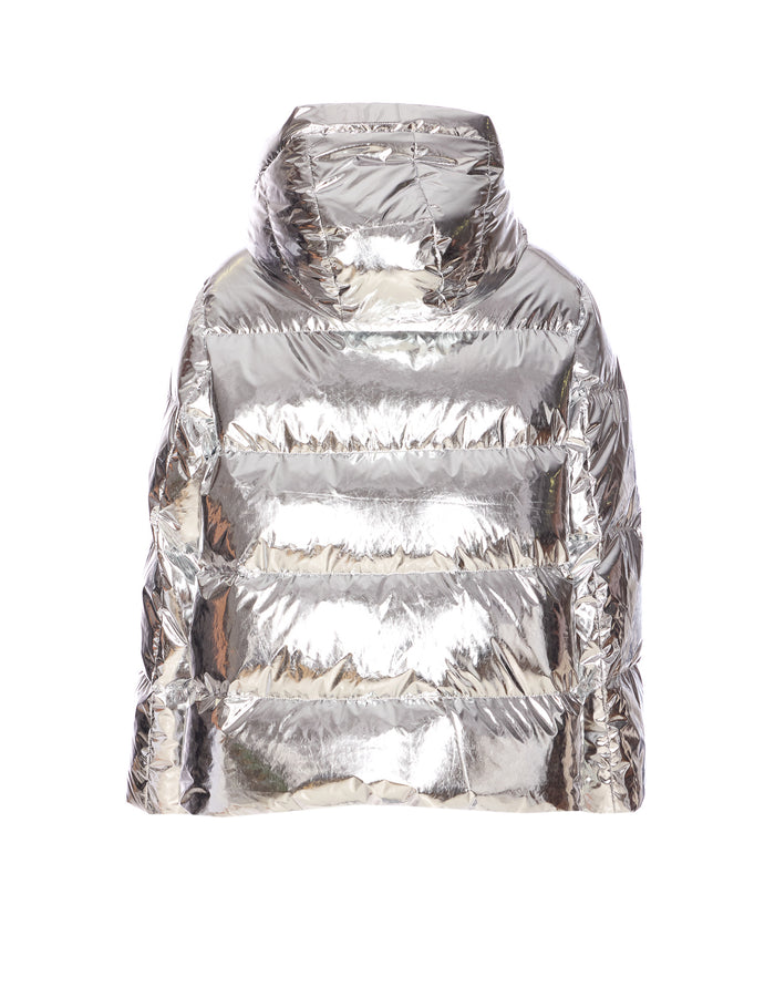 Yves Salomon Coats Silver Long Hair Lamb
