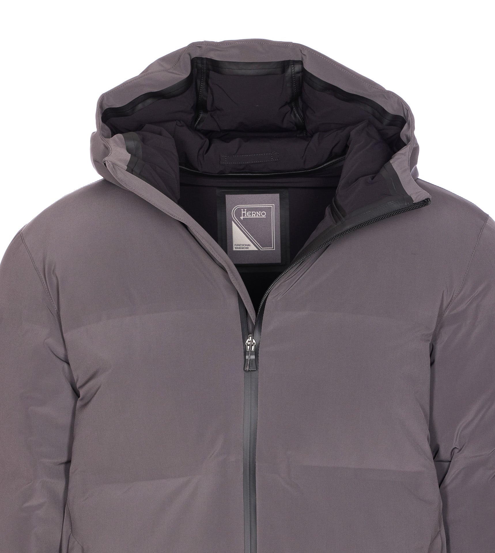 Herno Coats Grey Polyamide
