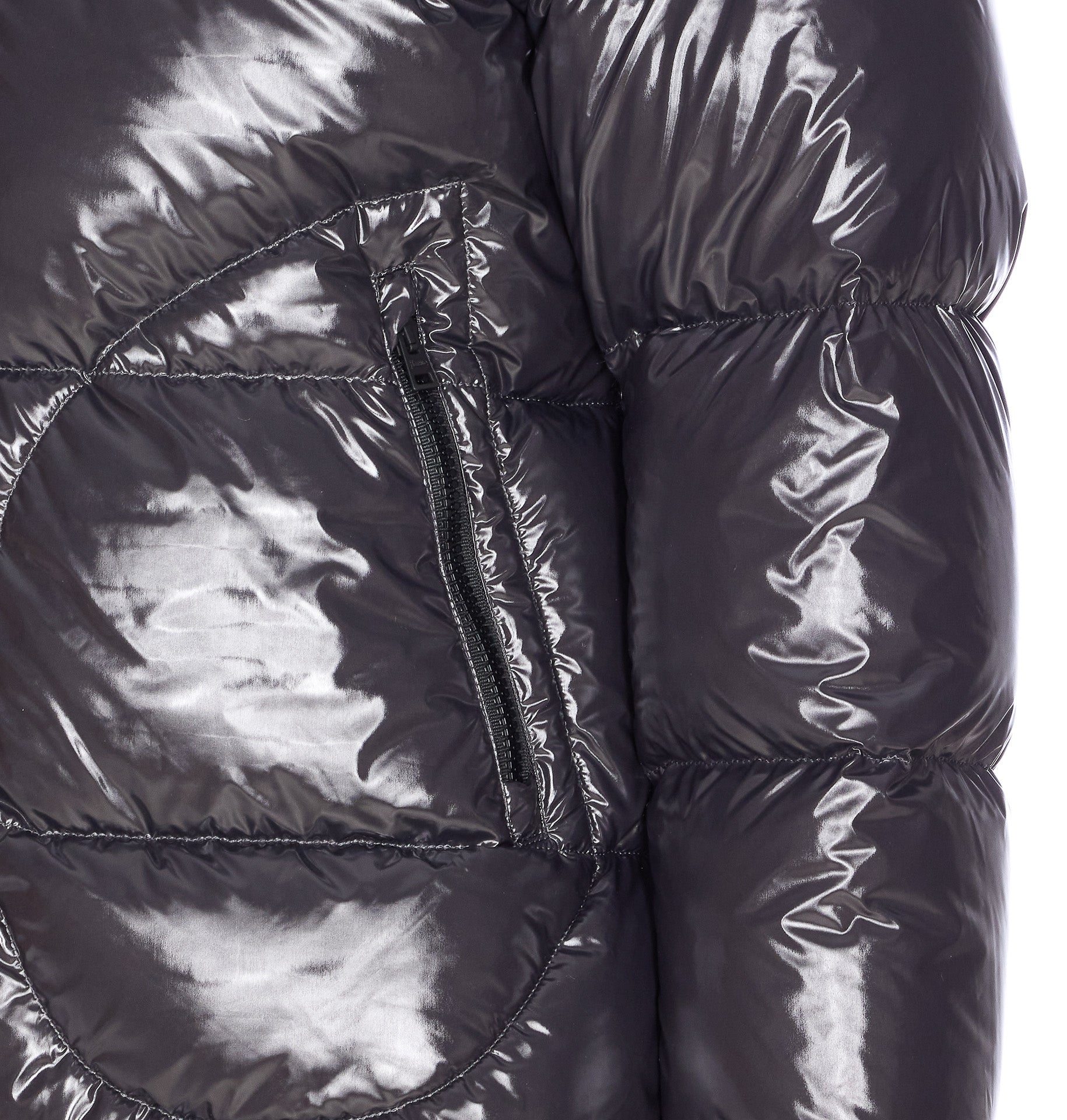 Herno Coats Grey Polyamide