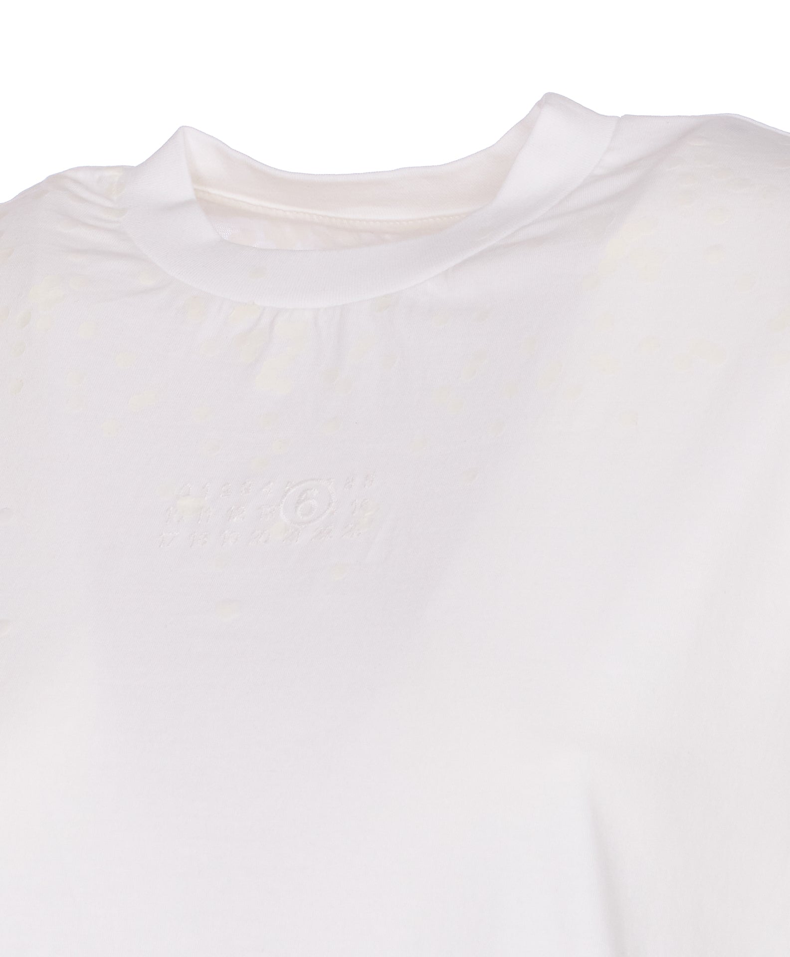 MM6 Maison Margiela T-shirts and Polos White Cotton