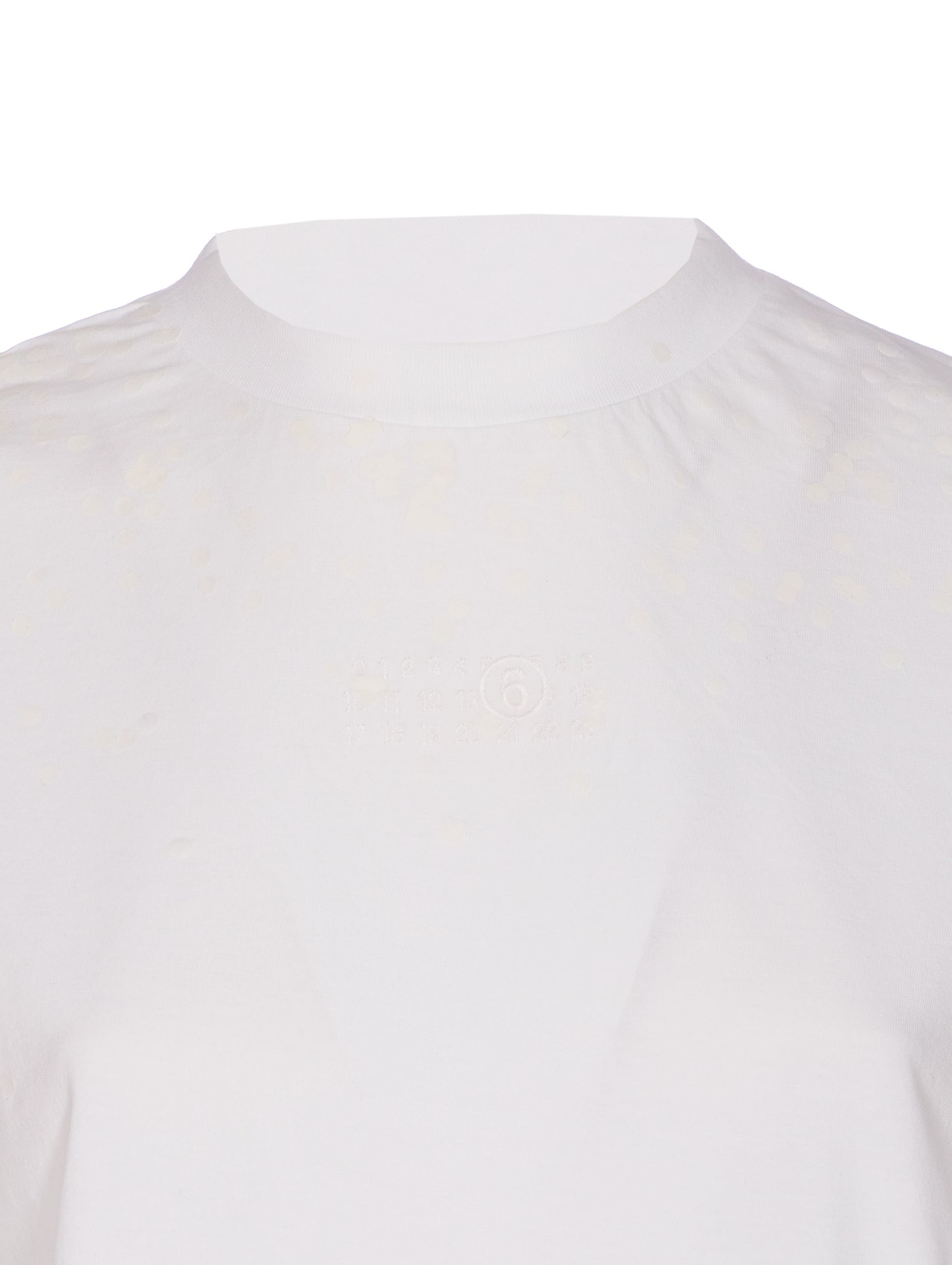 MM6 Maison Margiela T-shirts and Polos White Cotton
