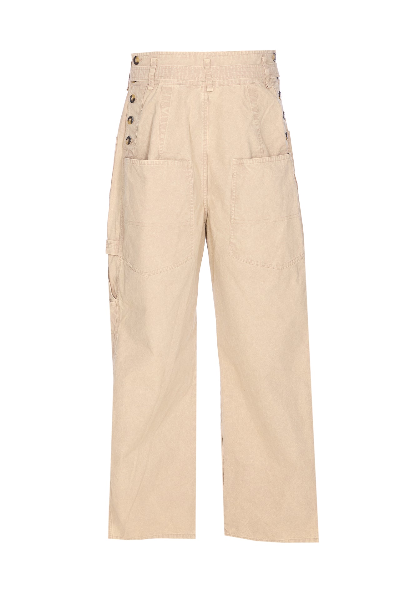 Isabel Marant Etoile Trousers Beige Cotton