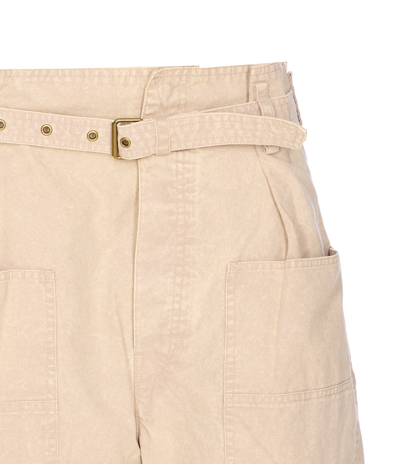 Isabel Marant Etoile Trousers Beige Cotton