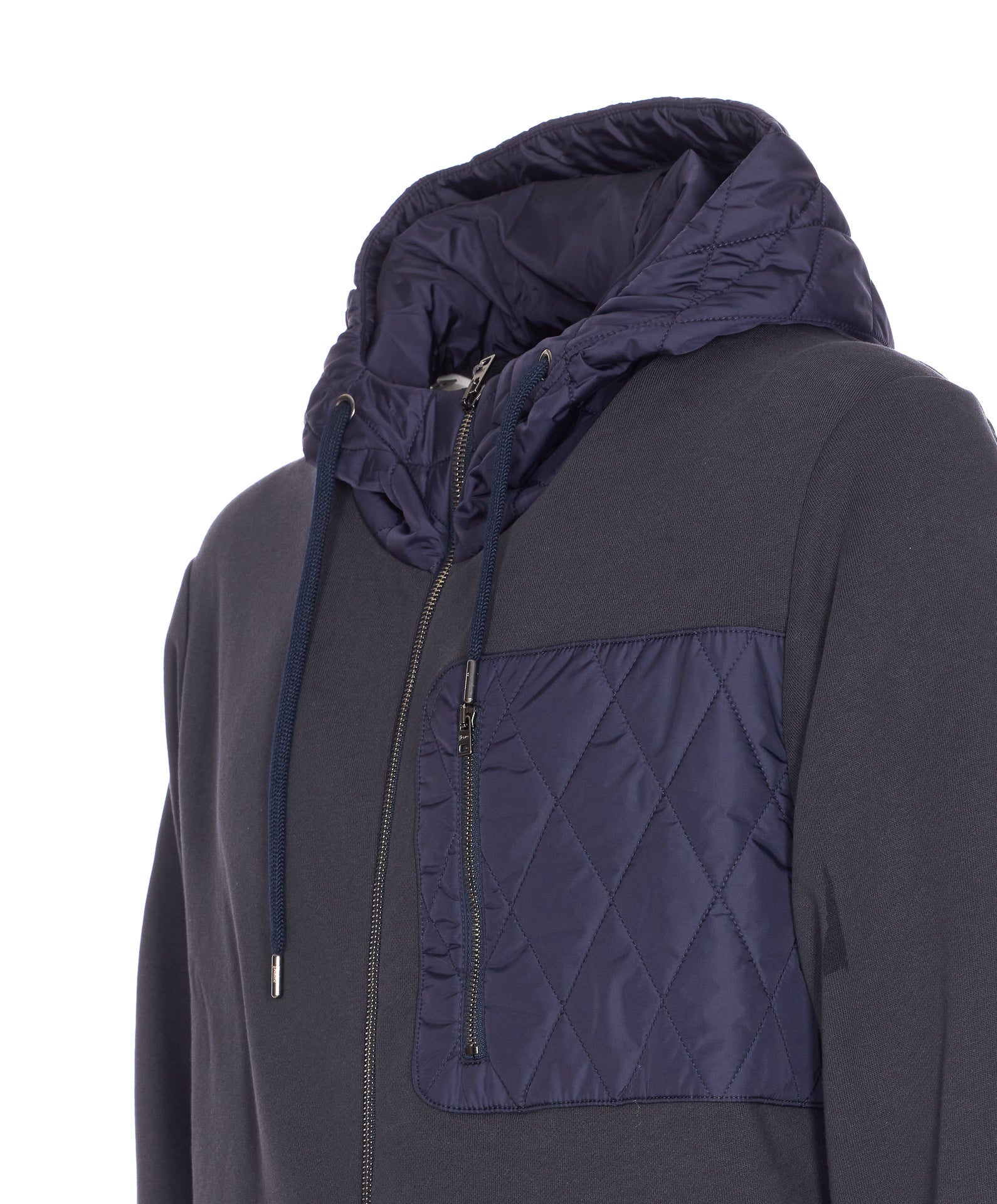 Herno Sweaters Blue Cotton