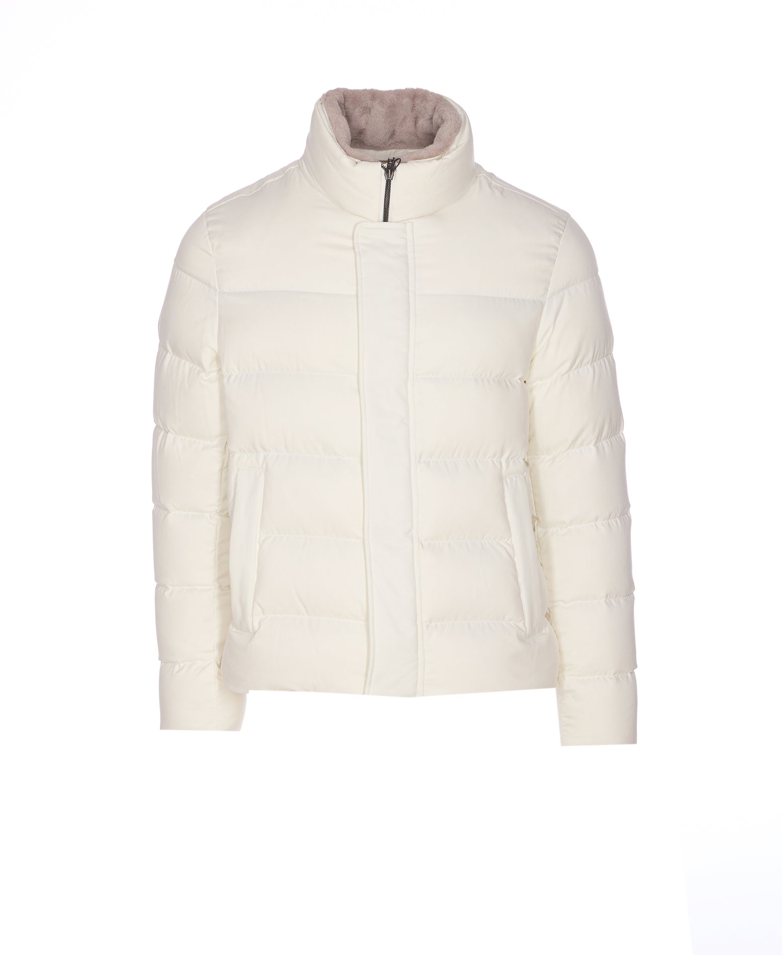 Herno Coats White Polyester
