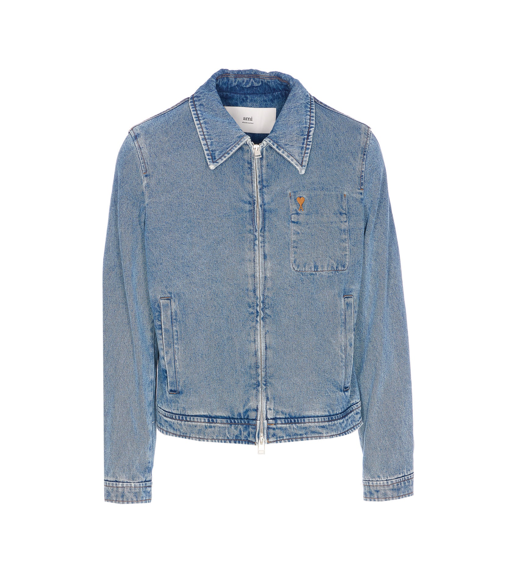 Ami Alexandre Matiussi Jackets Blue Cotton