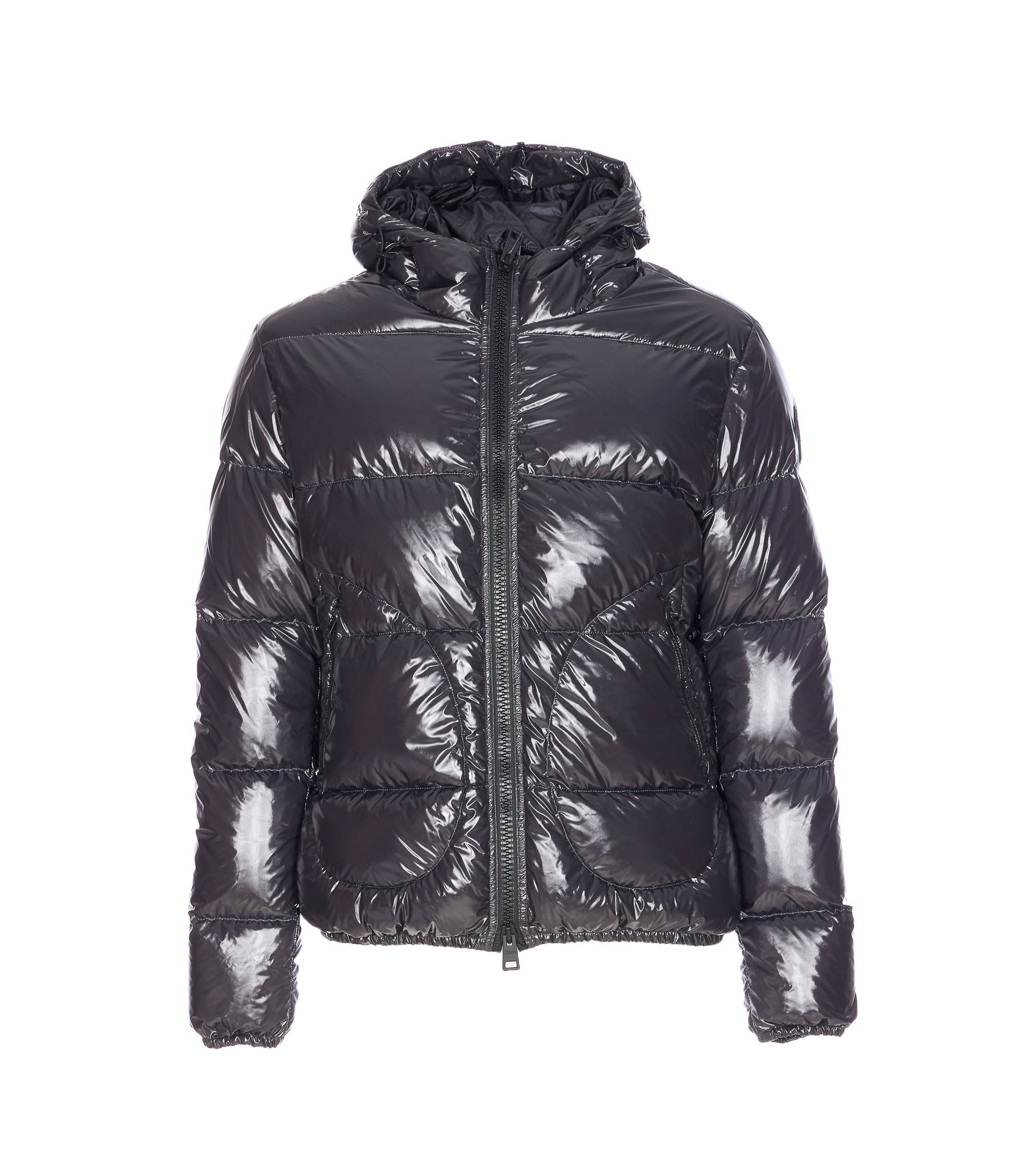 Herno Coats Grey Polyamide