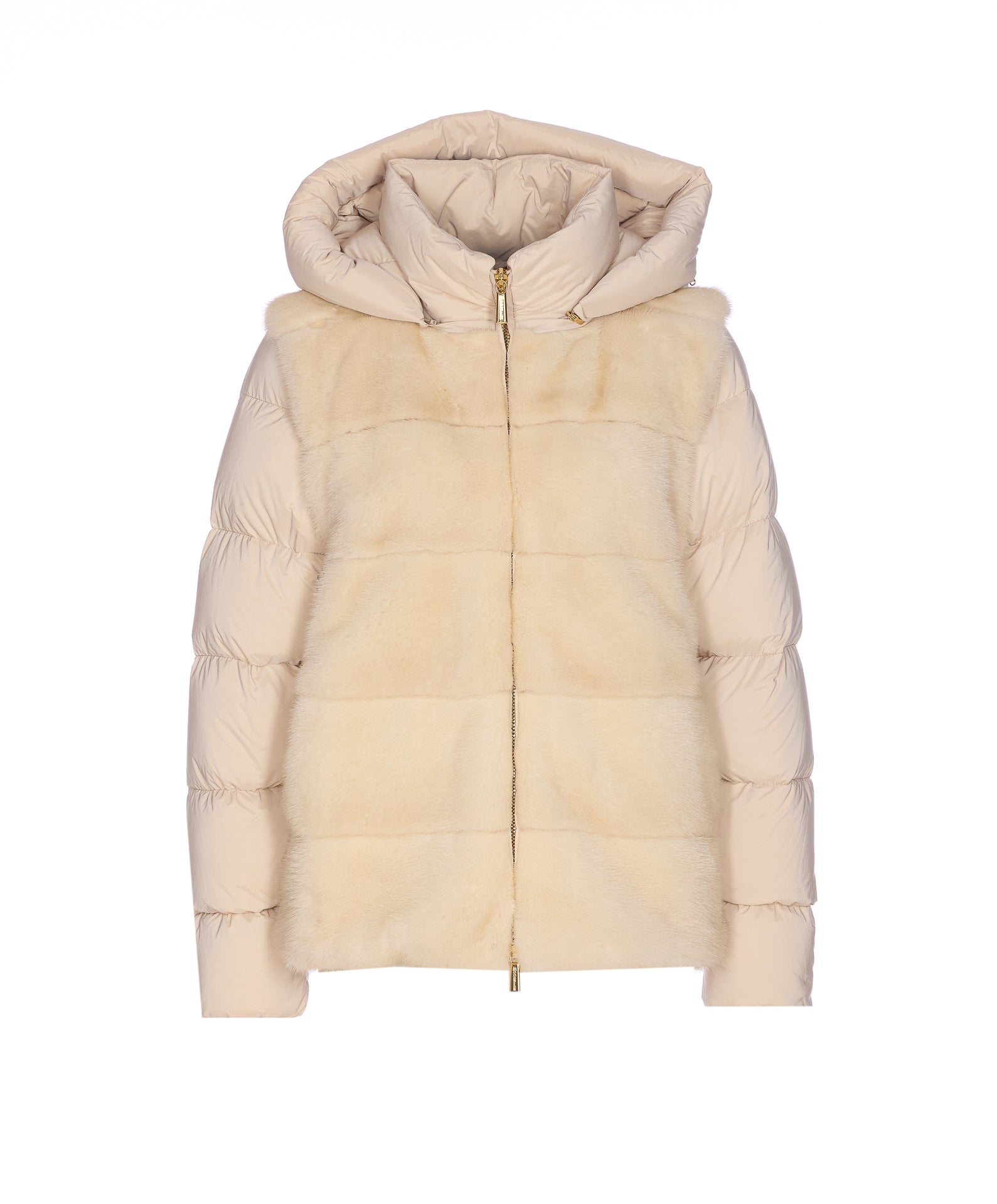 Moorer Coats White Mink