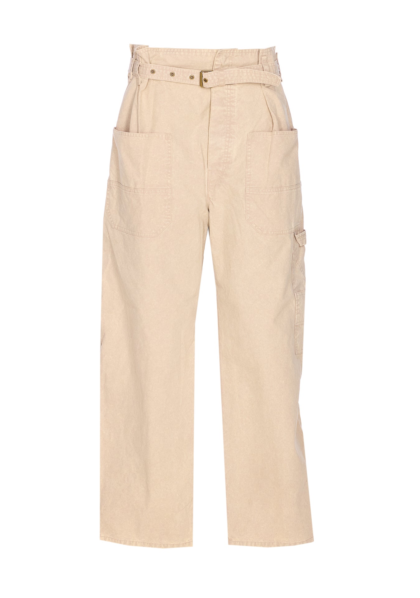Isabel Marant Etoile Trousers Beige Cotton