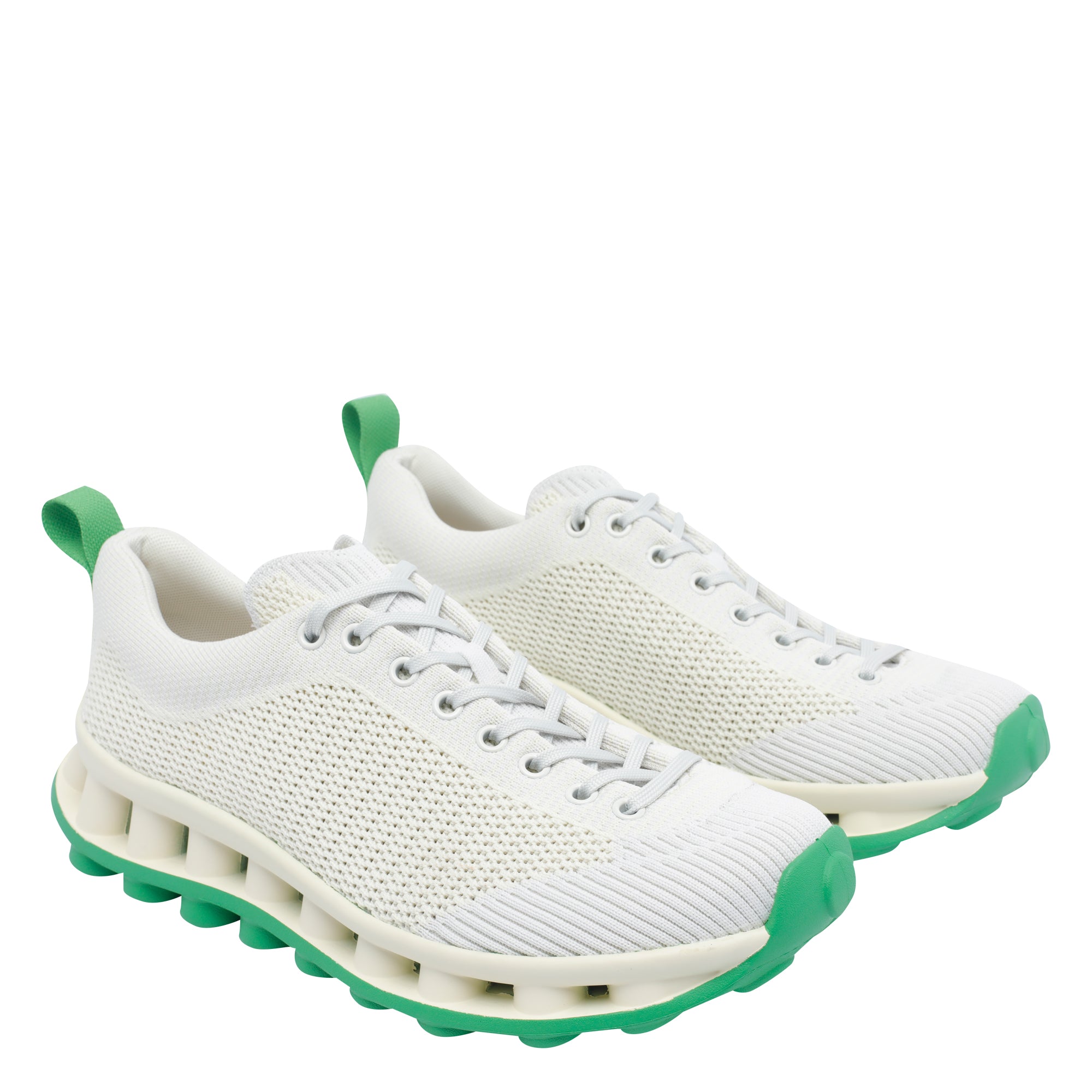 Camper Sneakers White Fabric/ Rubber Sole