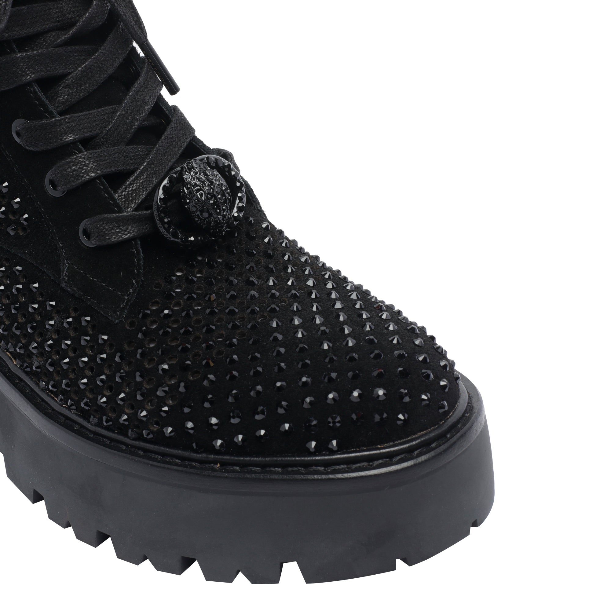 Kurt Geiger Boots Black Calf Leather/ Ruber Sole