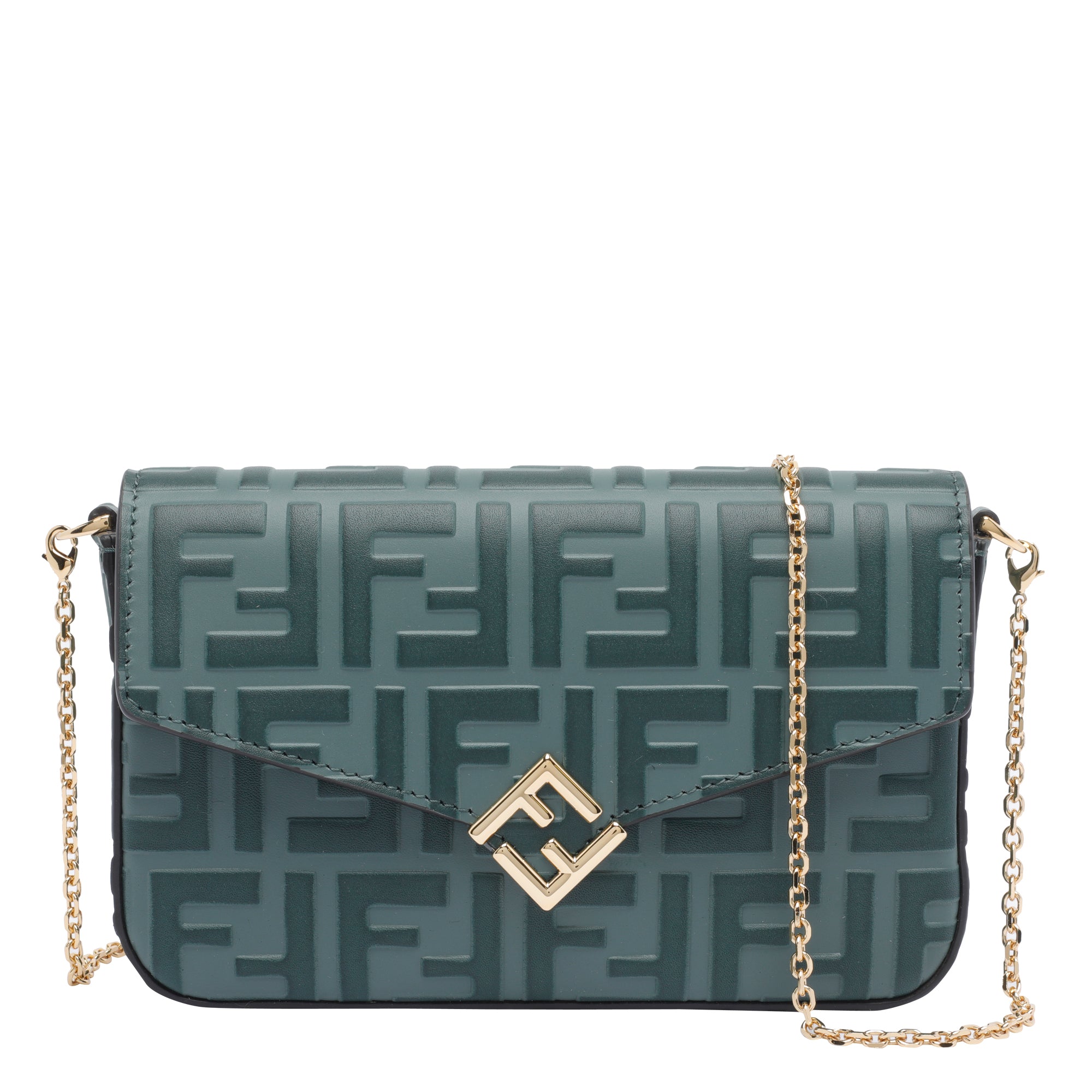 Fendi Bags Blue Calf Leather