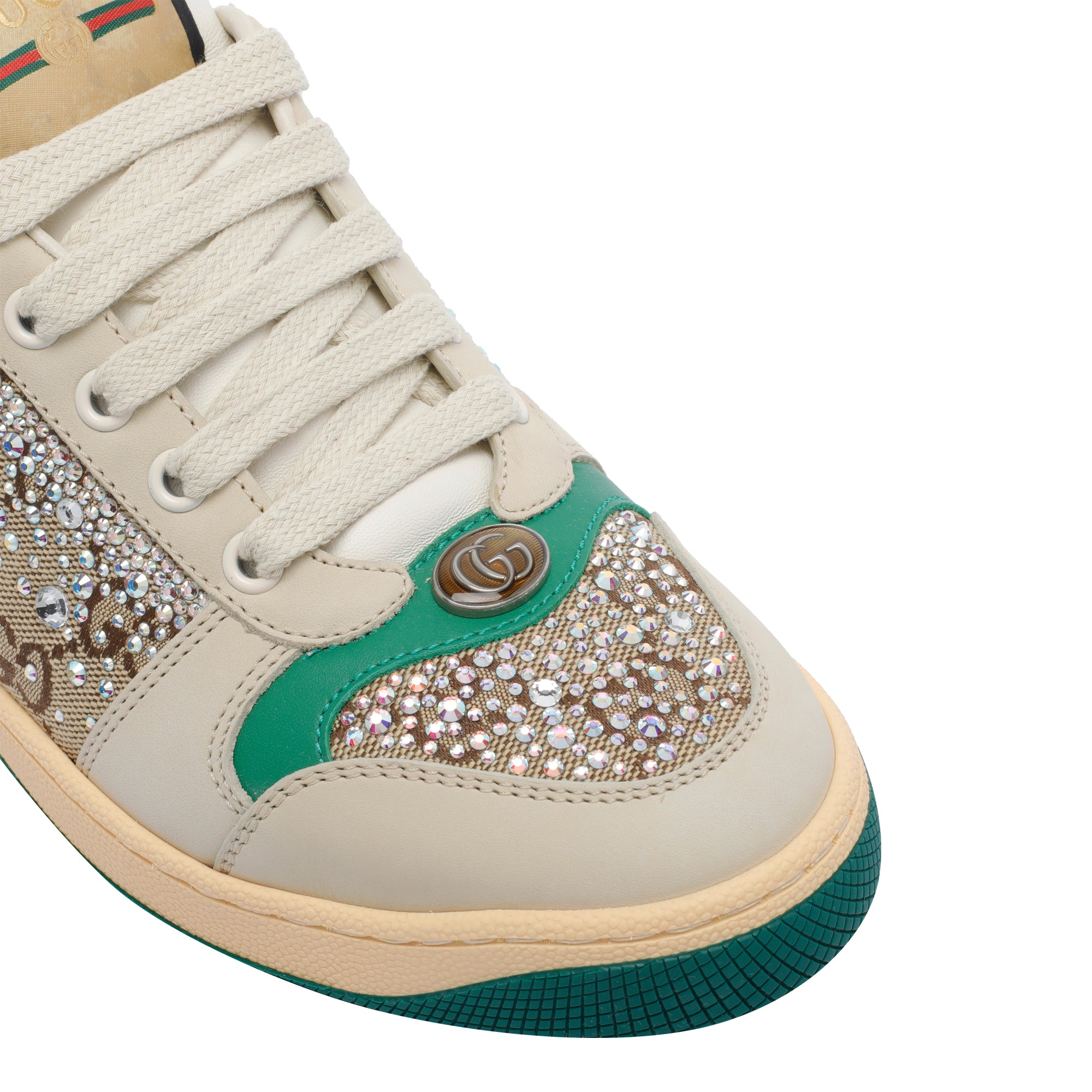 Gucci Sneakers Beige Calf Leather/rubber Sole