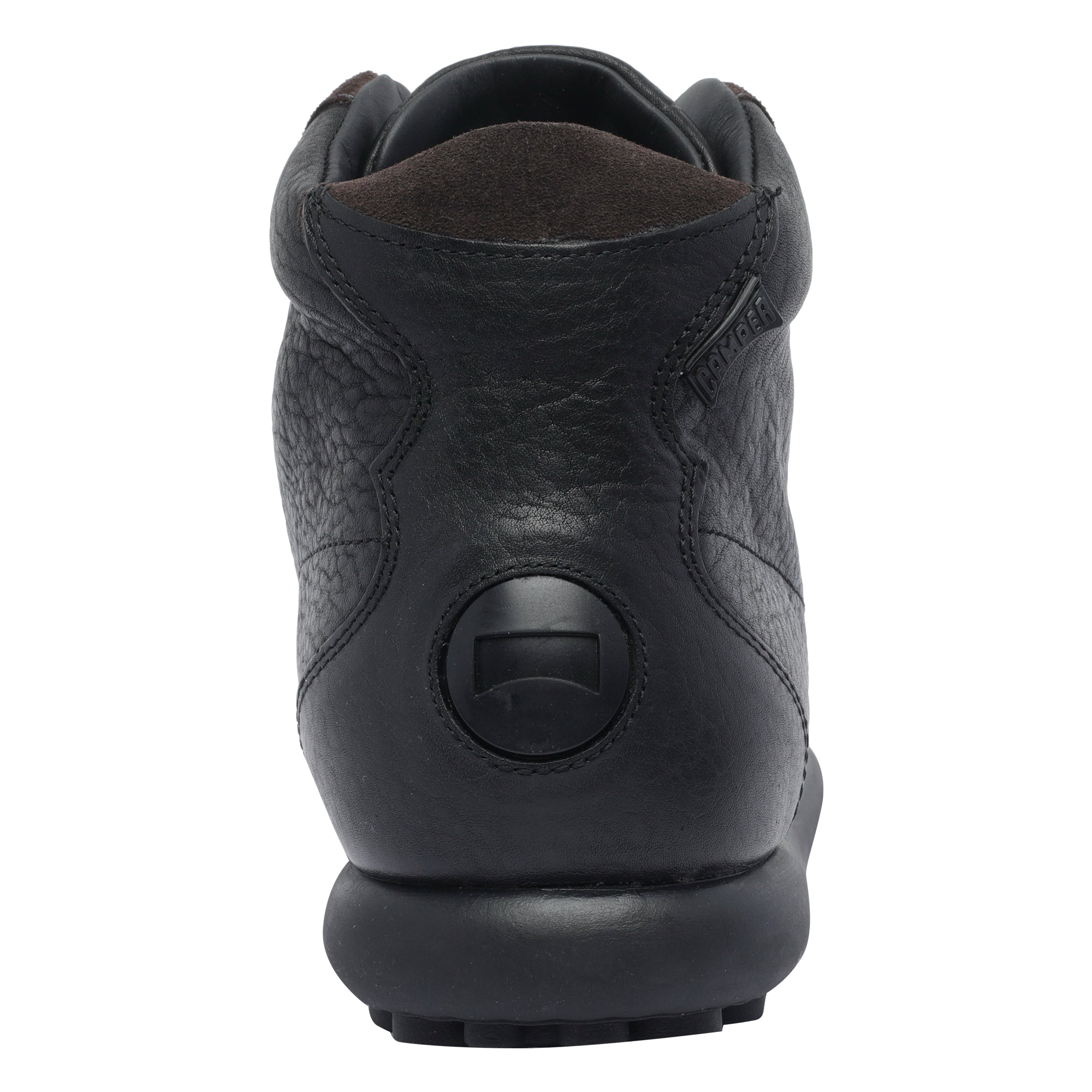 Camper Boots Black Calf Leather/rubber Sole