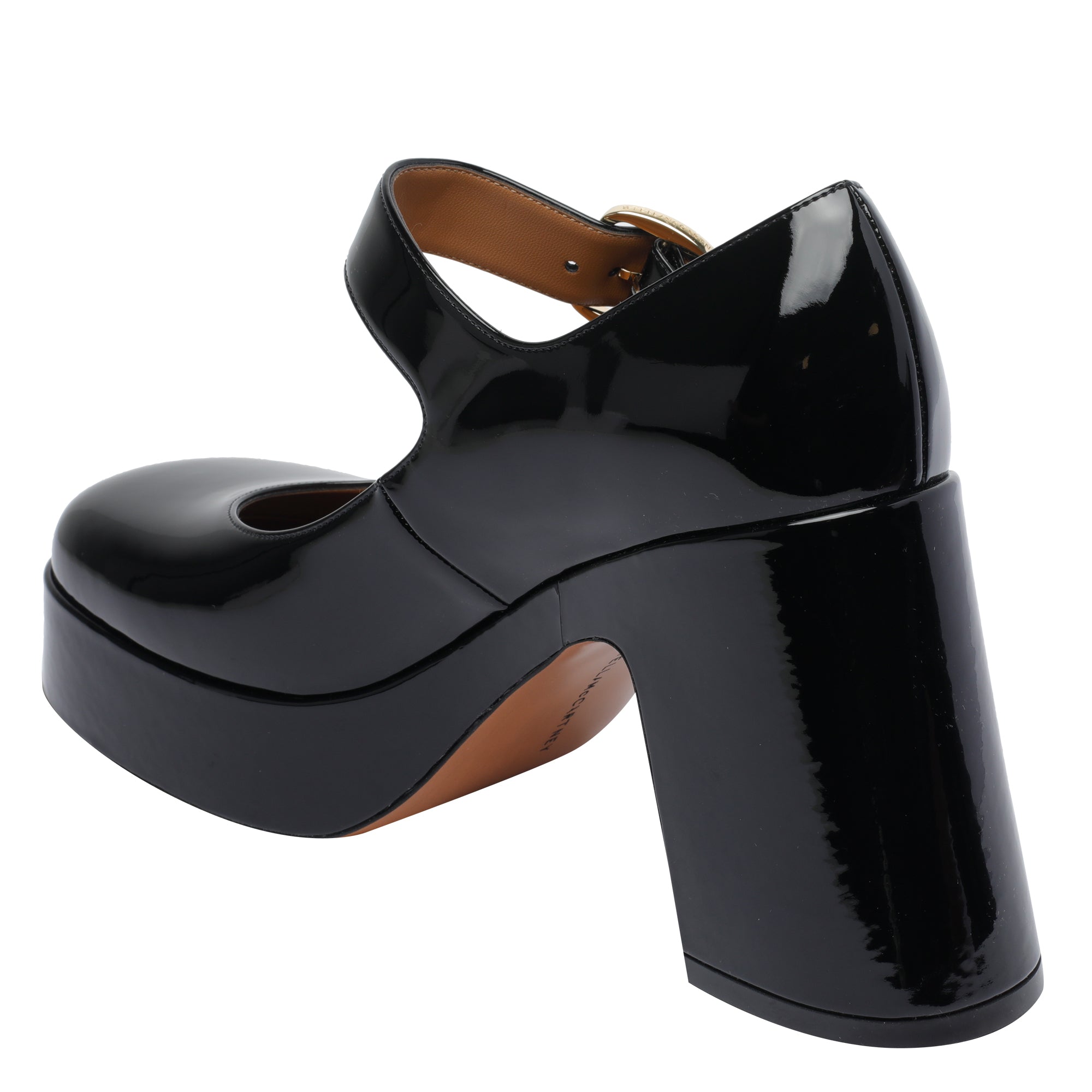 Stella McCartney With Heel Black Fabric/ Rubber Sole
