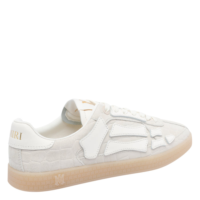 Amiri Sneakers White Calf Leather/ Ruber Sole