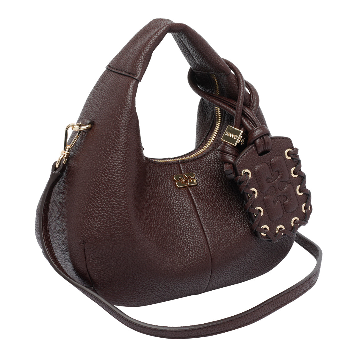 Ganni Bags Brown Polyester Polyurethane