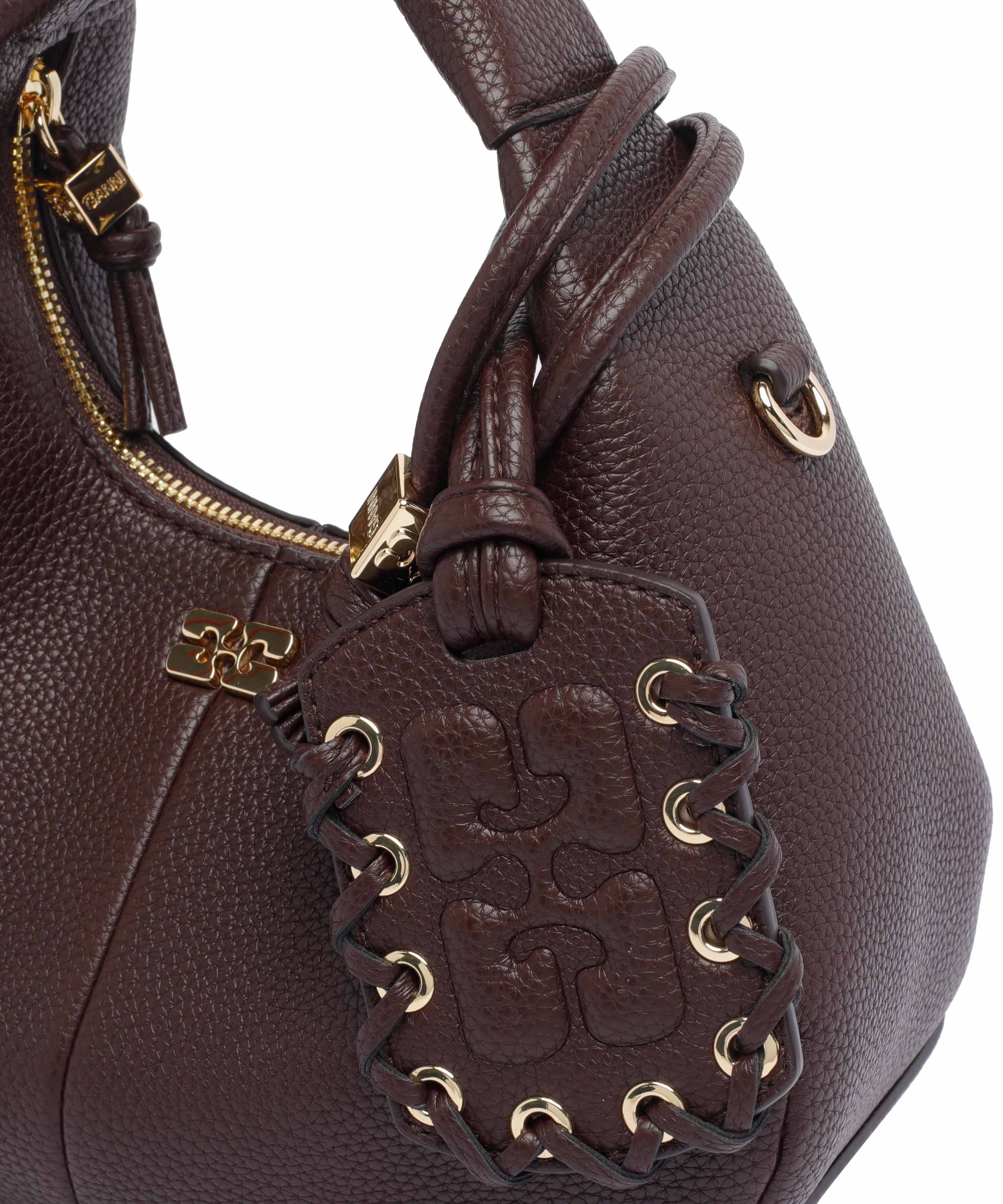 Ganni Bags Brown Polyester Polyurethane