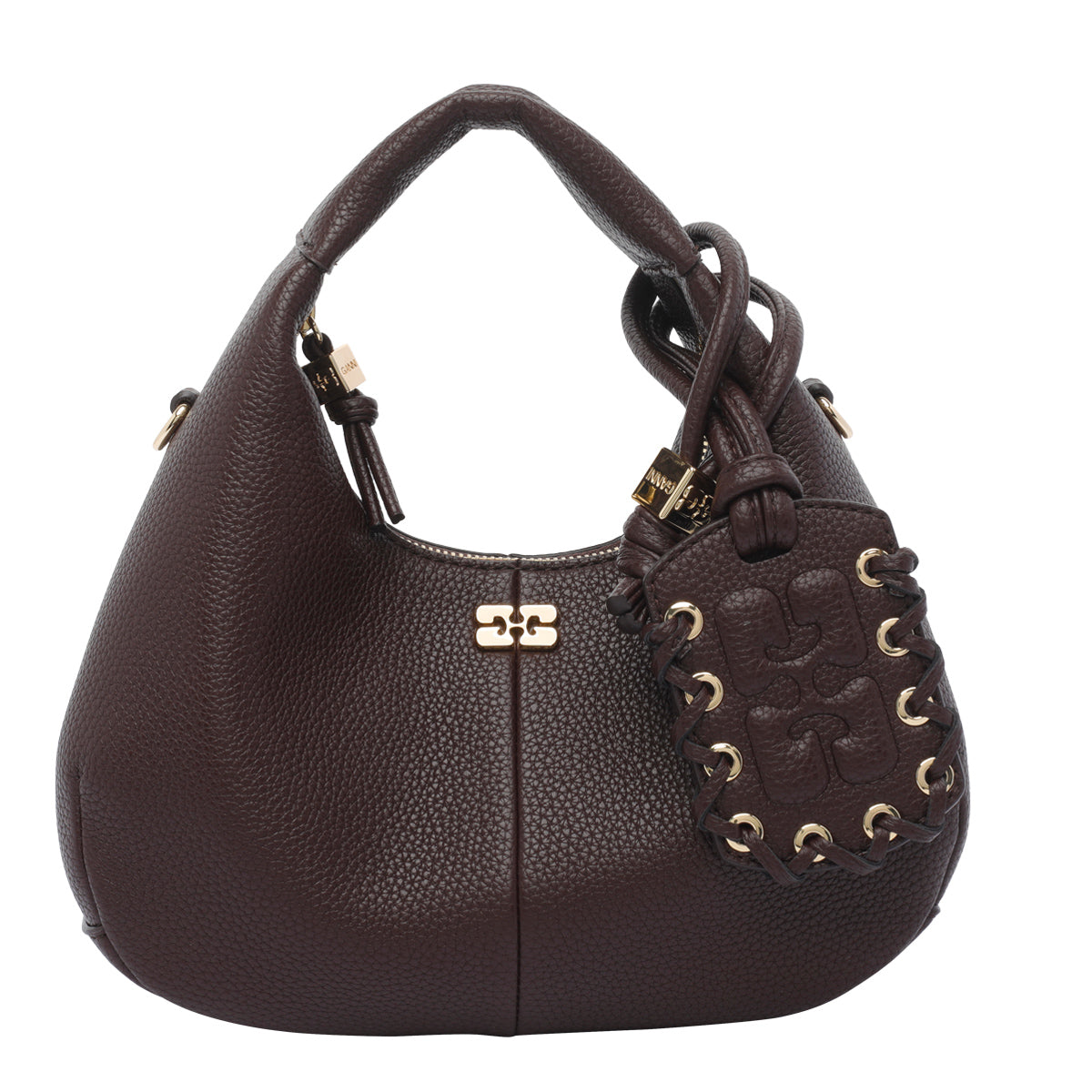 Ganni Bags Brown Polyester Polyurethane