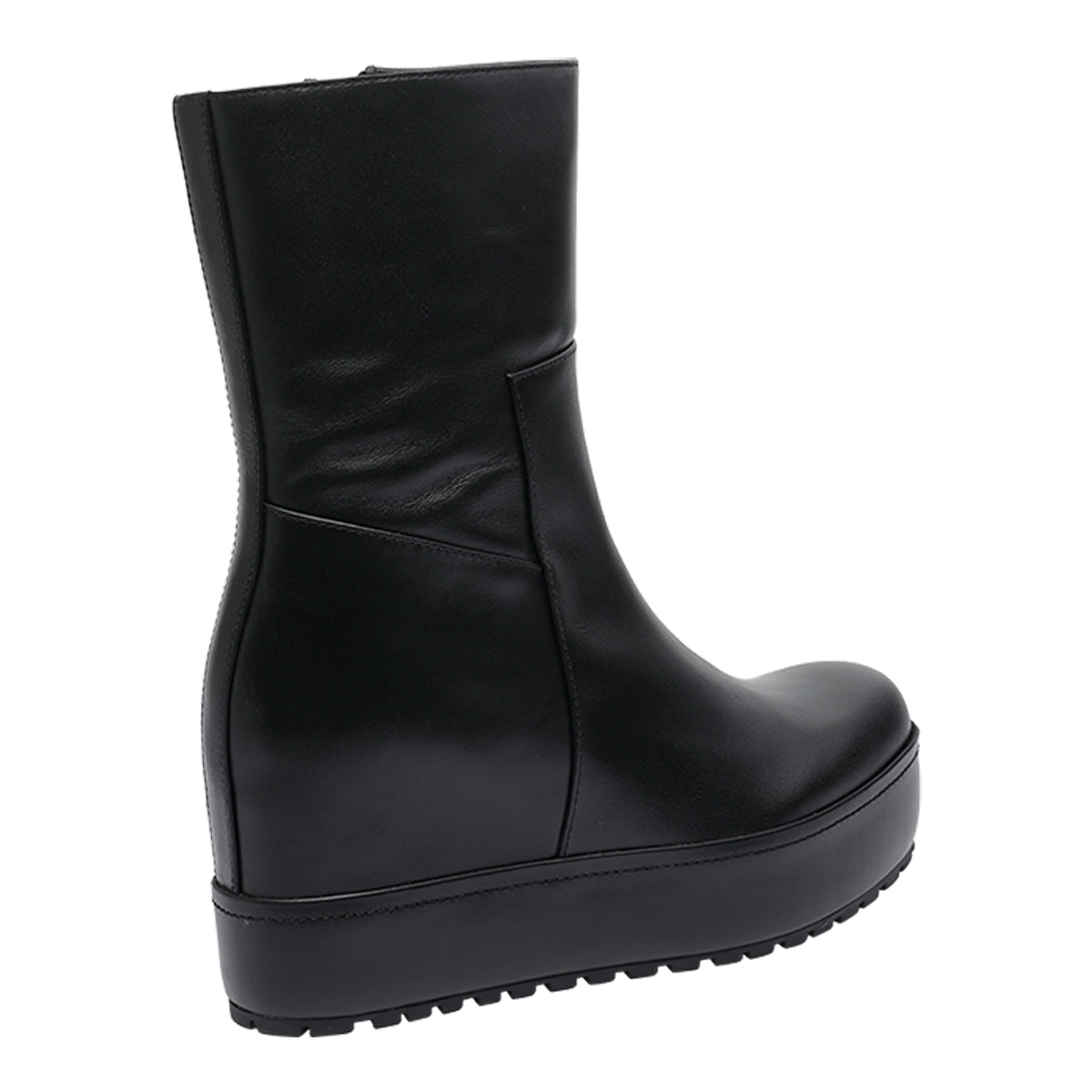 Paloma Barcelò Boots Black Calf Leather/rubber Sole