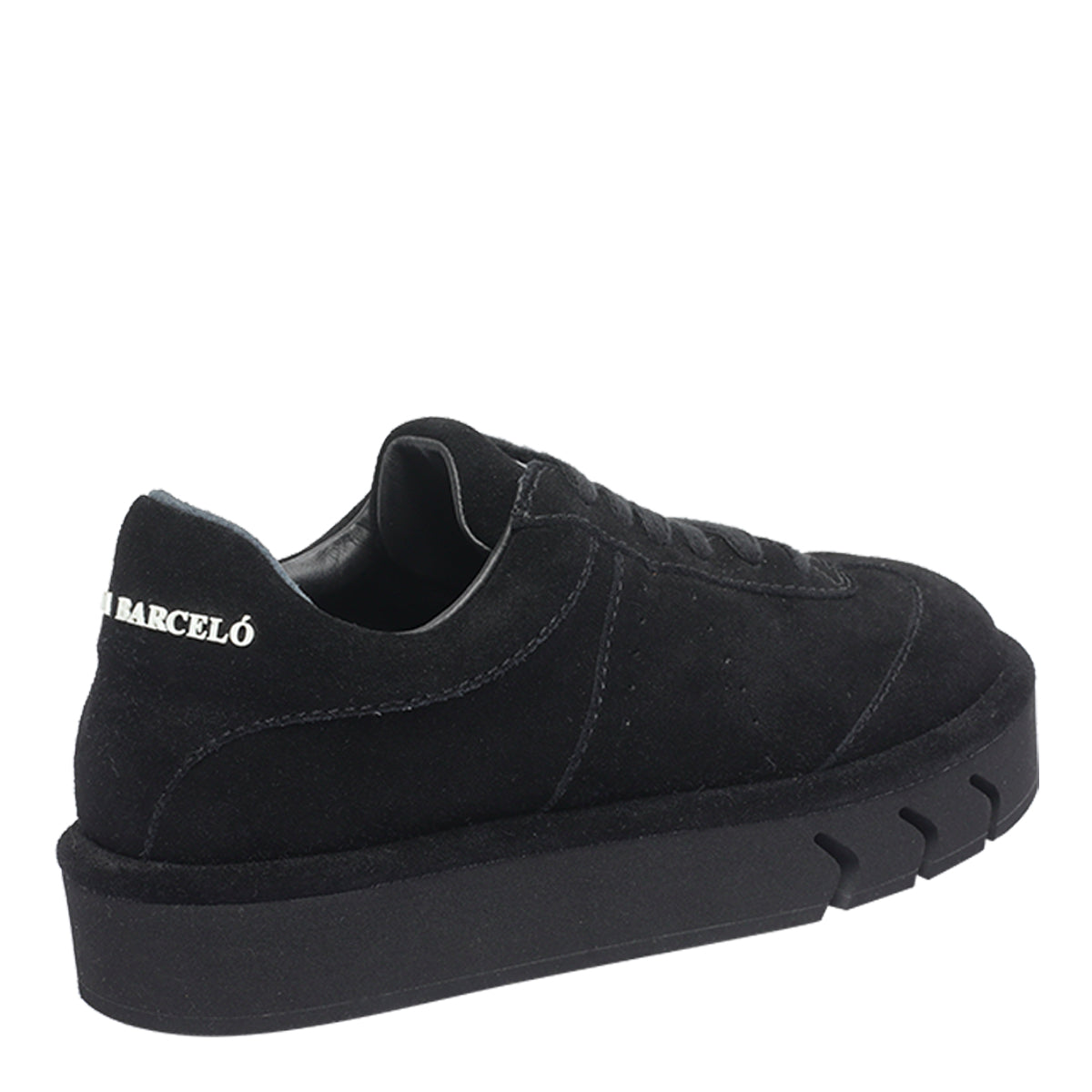 Paloma Barcelò Sneakers Black Suede Leather/rubber Sole