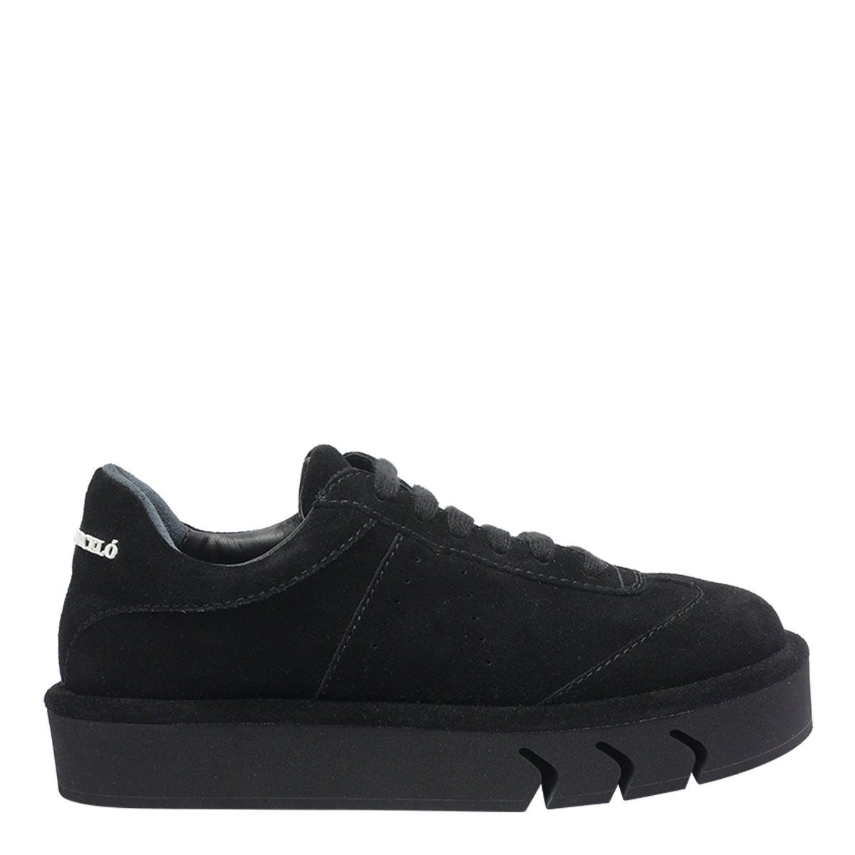 Paloma Barcelò Sneakers Black Suede Leather/rubber Sole