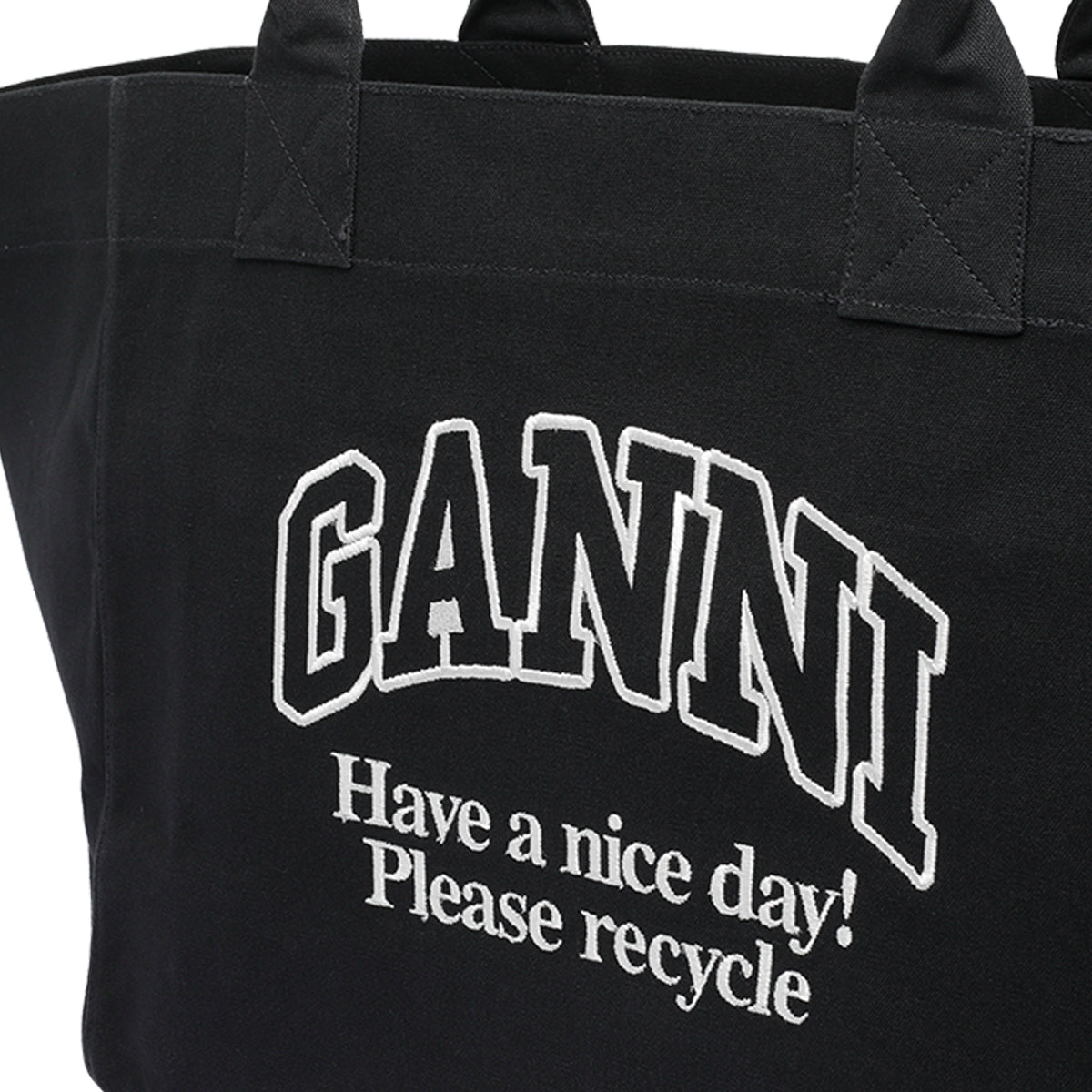 Ganni Bags Black Cotton