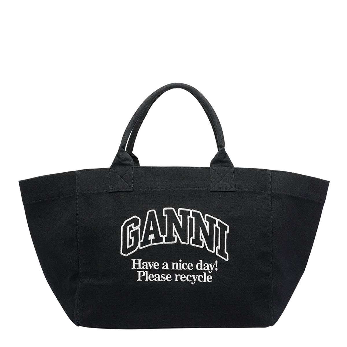 Ganni Bags Black Cotton
