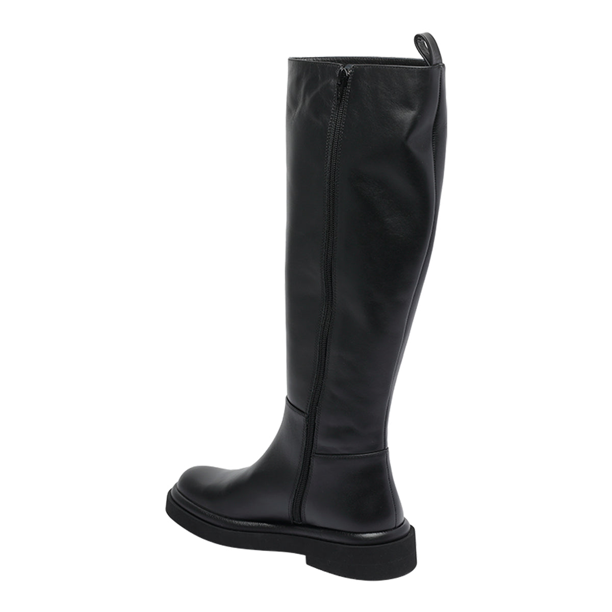 Paloma Barcelò Boots Black Calf Leather/rubber Sole