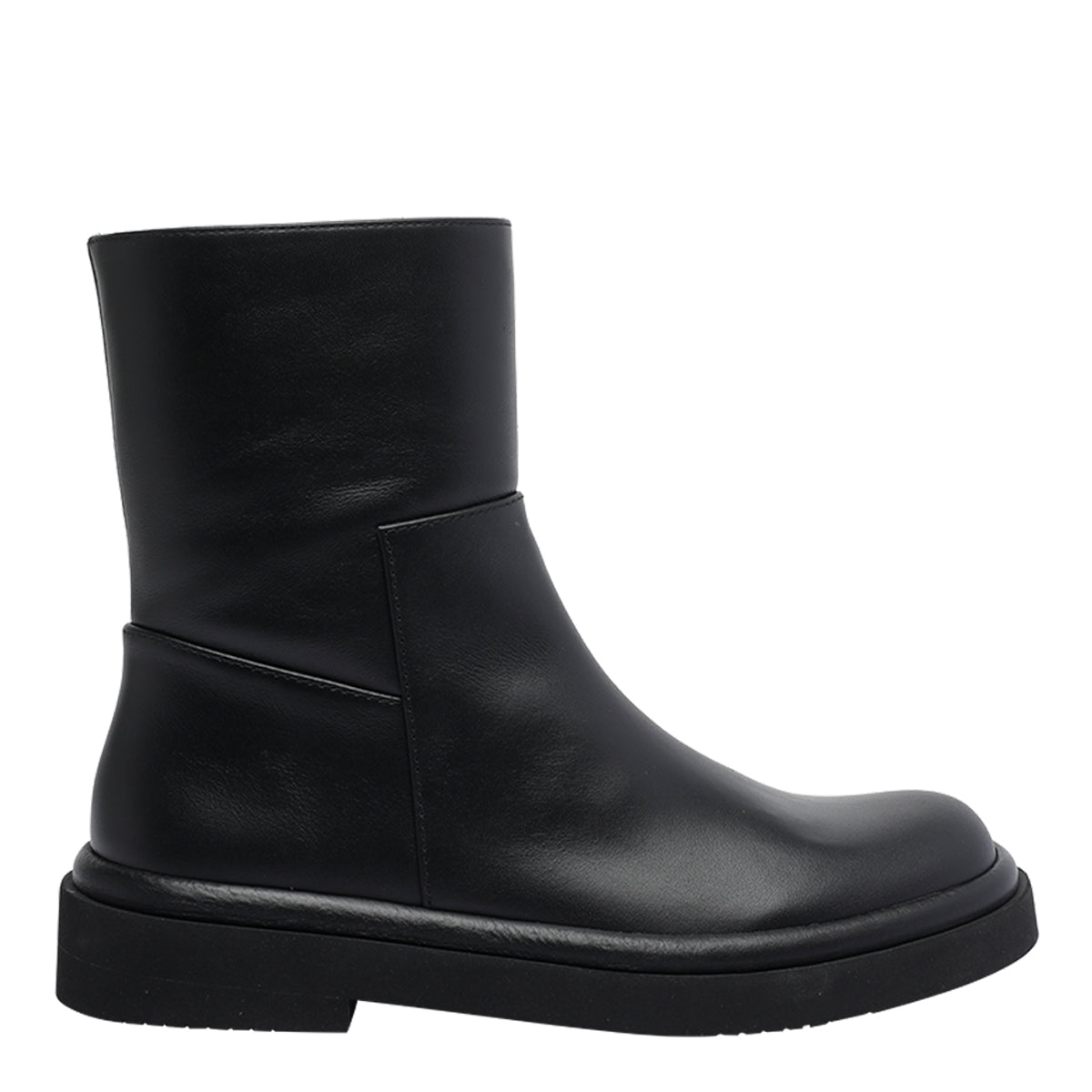 Paloma Barcelò Boots Black Calf Leather/rubber Sole