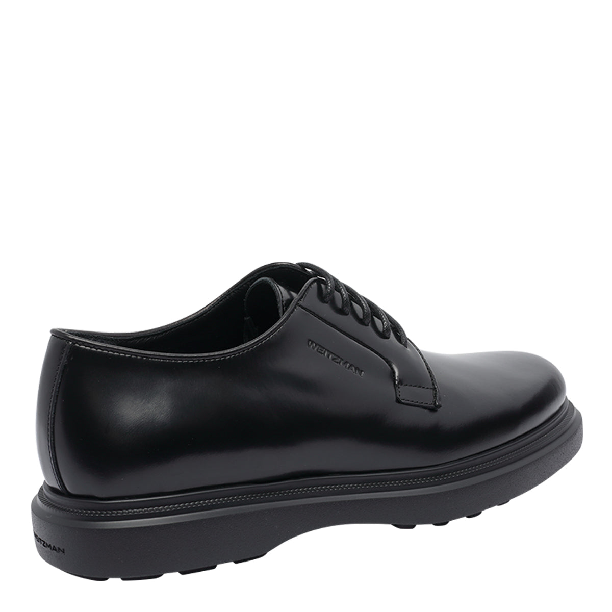 Stuart Weitzman Flat Shoes Black Calf Leather/rubber Sole
