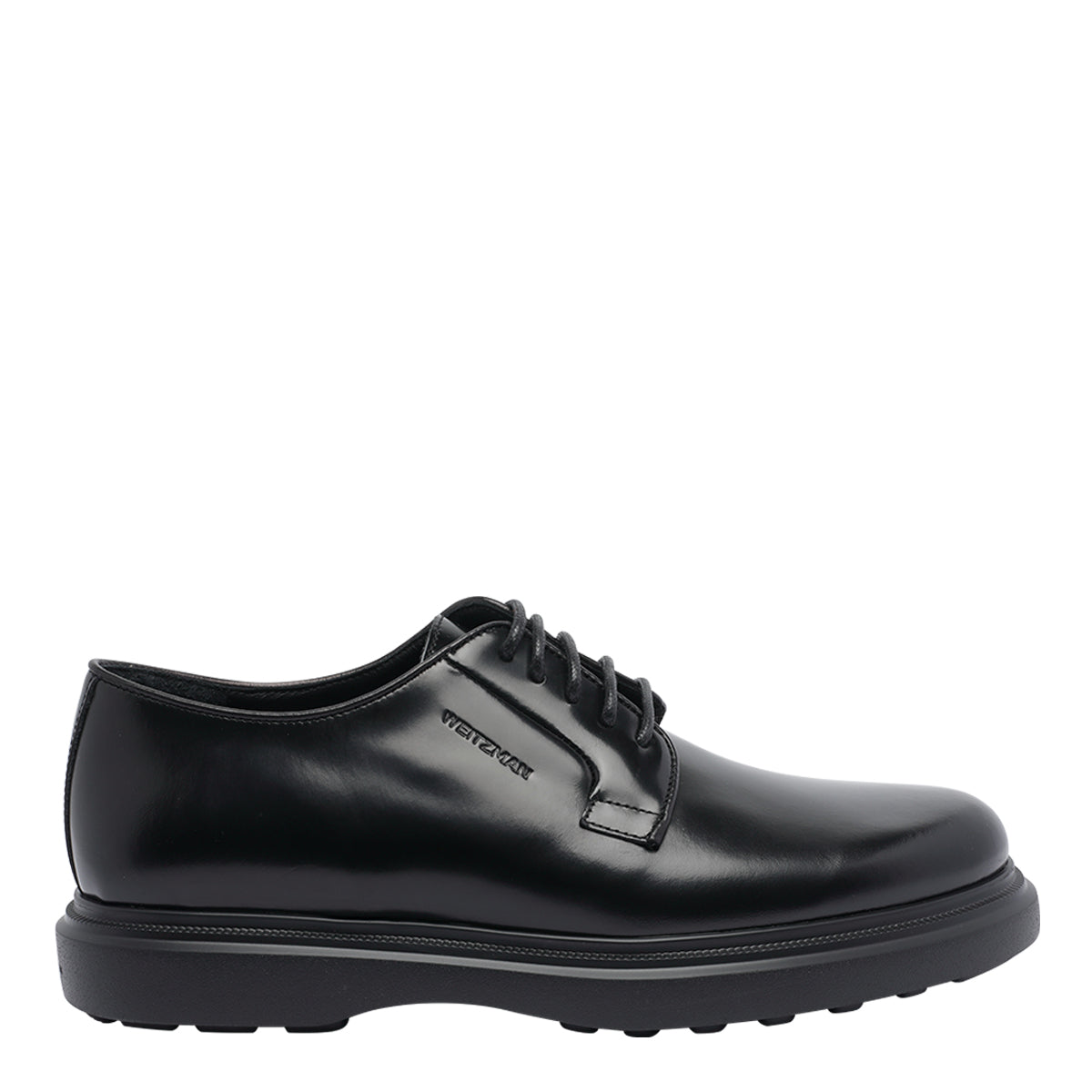 Stuart Weitzman Flat Shoes Black Calf Leather/rubber Sole